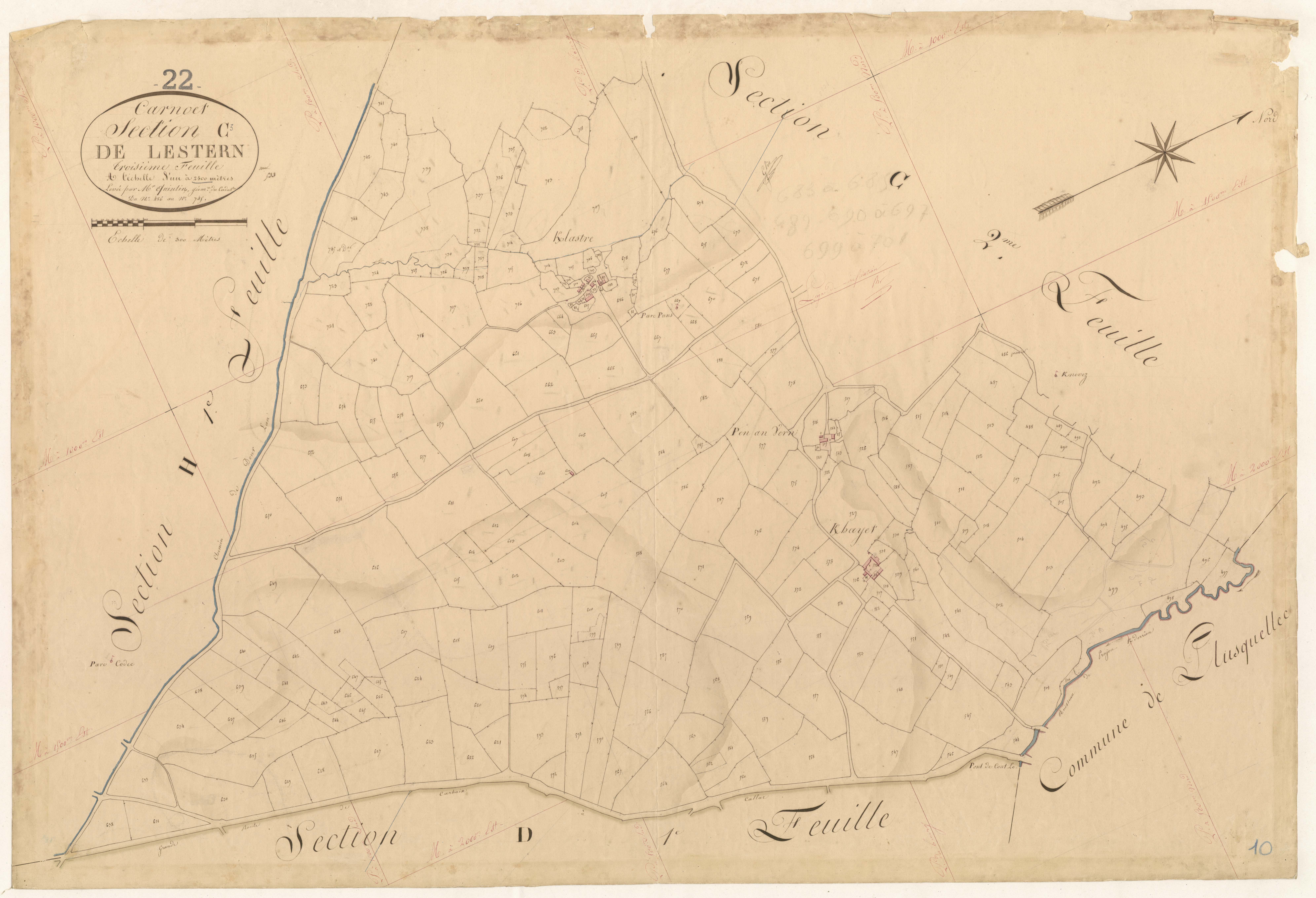 Carnoët - Section C, 3e feuille