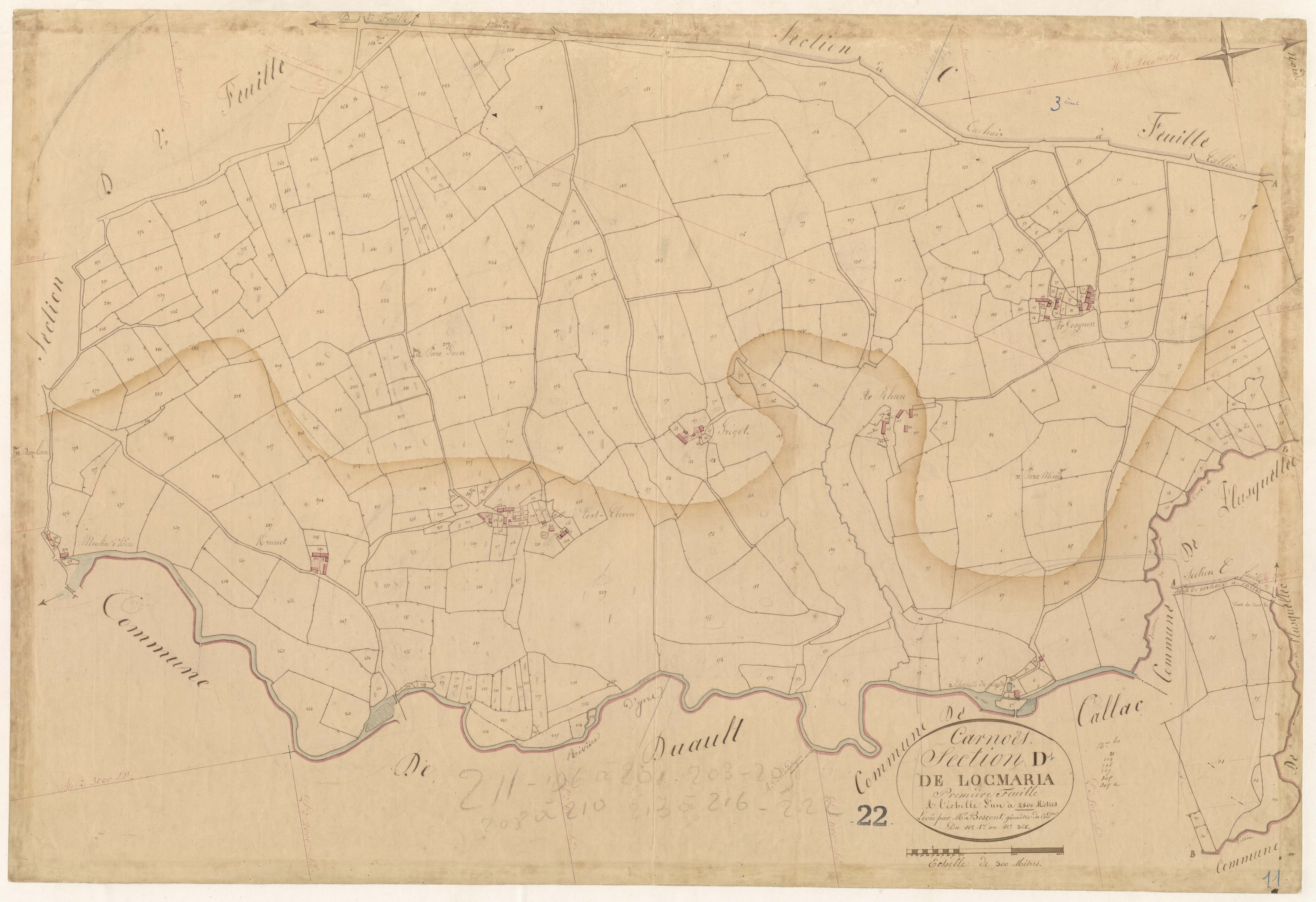 Carnoët - Section D, 1re feuille