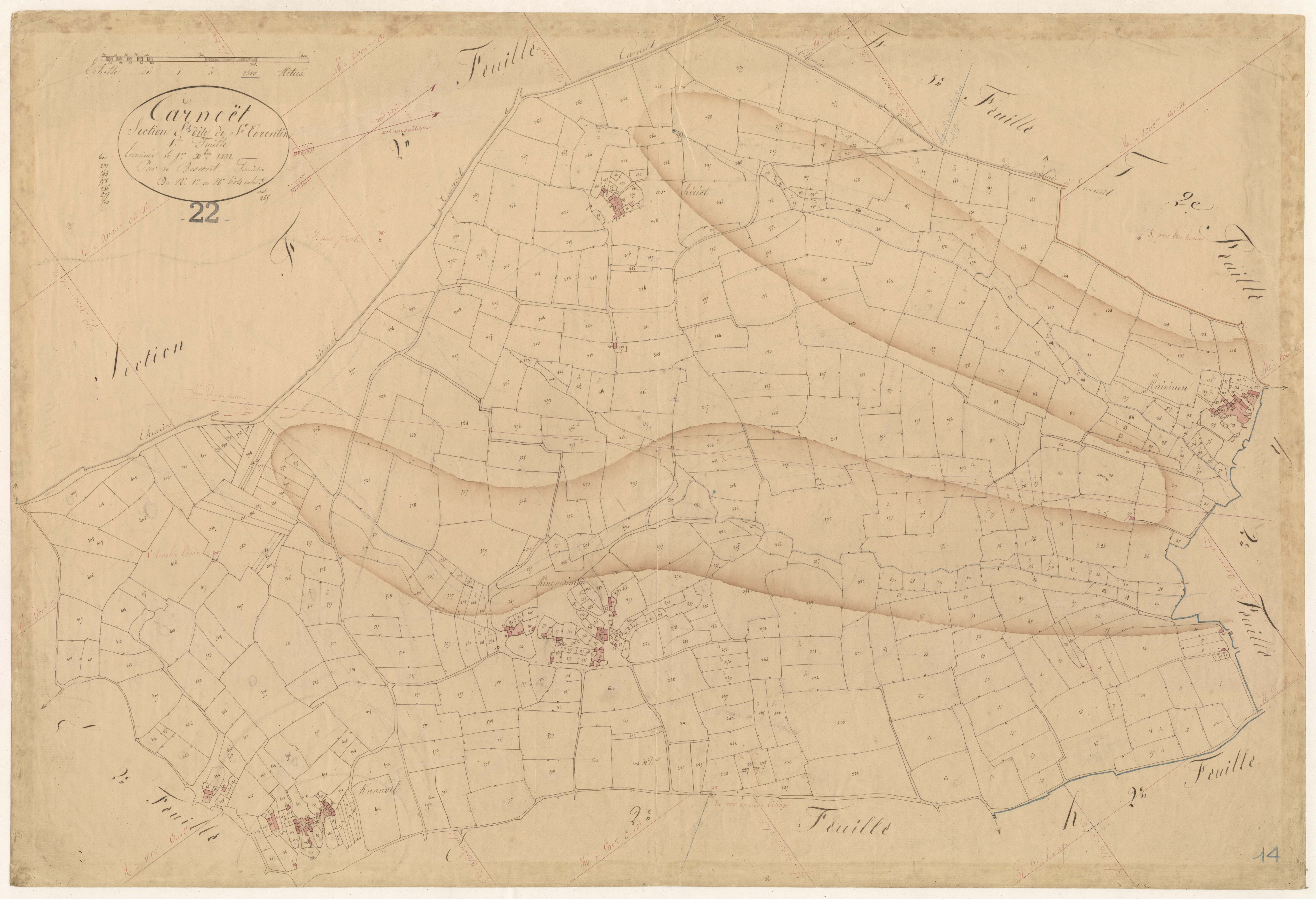 Carnoët - Section E, 1re feuille
