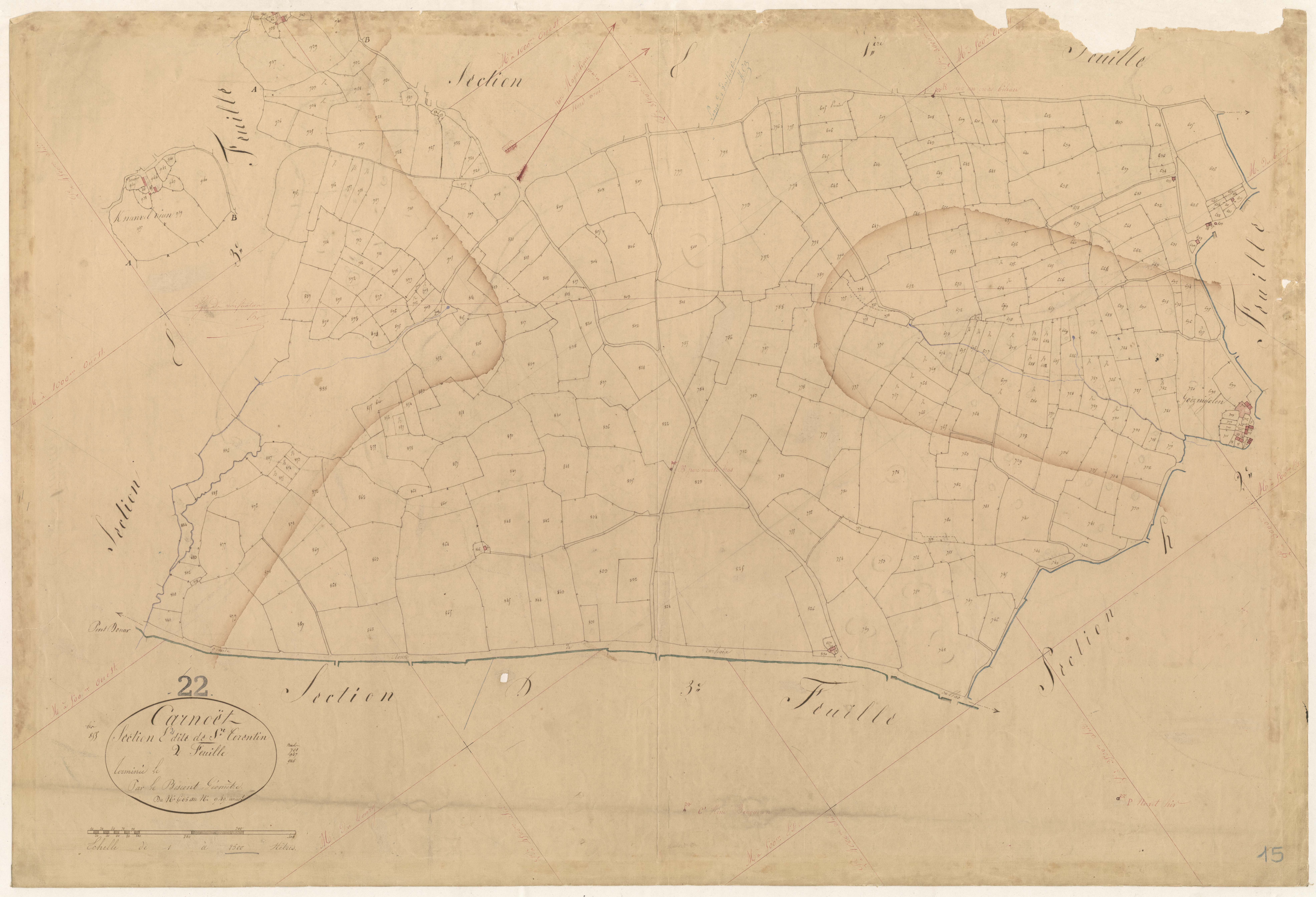Carnoët - Section E, 2e feuille