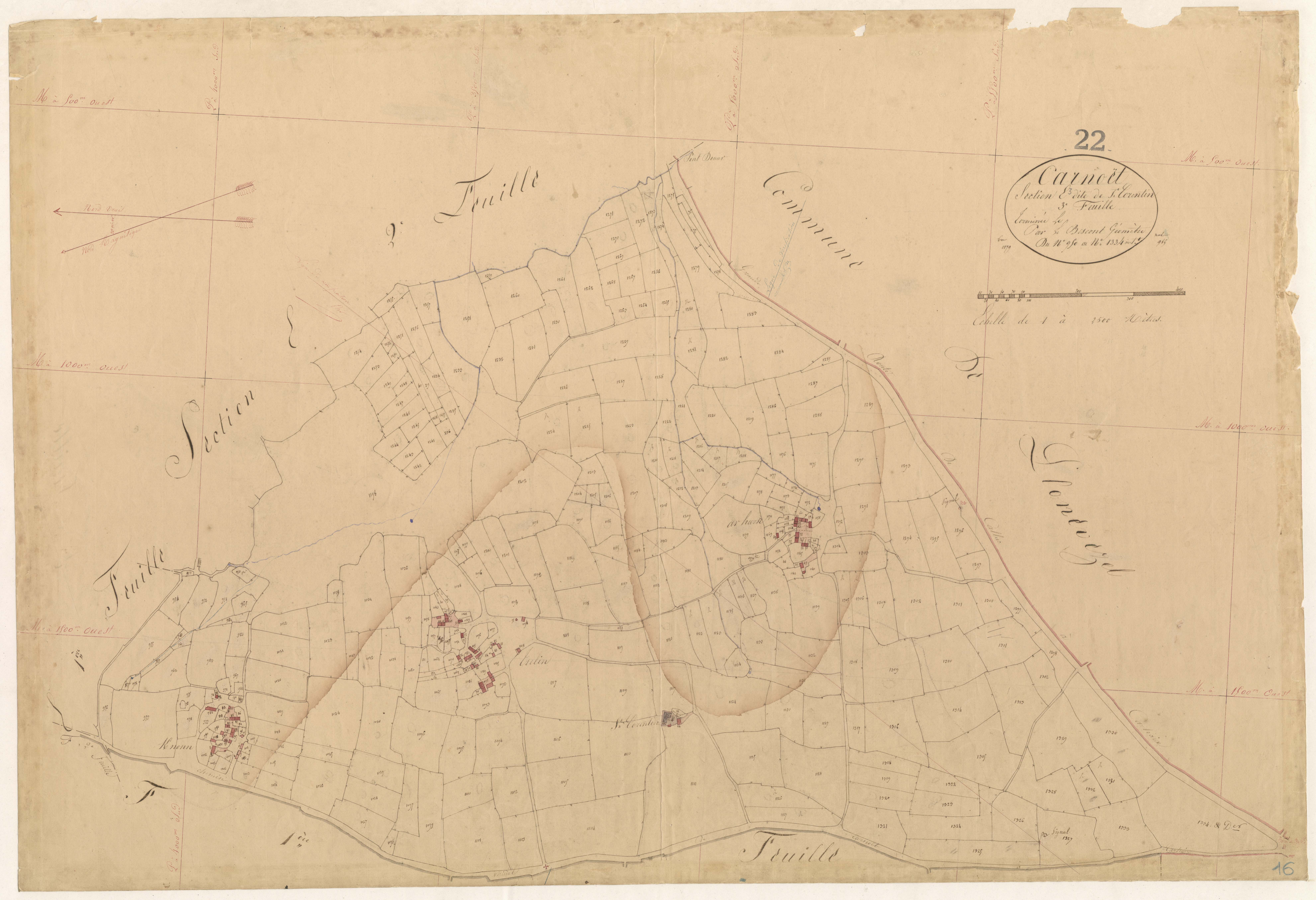 Carnoët - Section E, 3e feuille