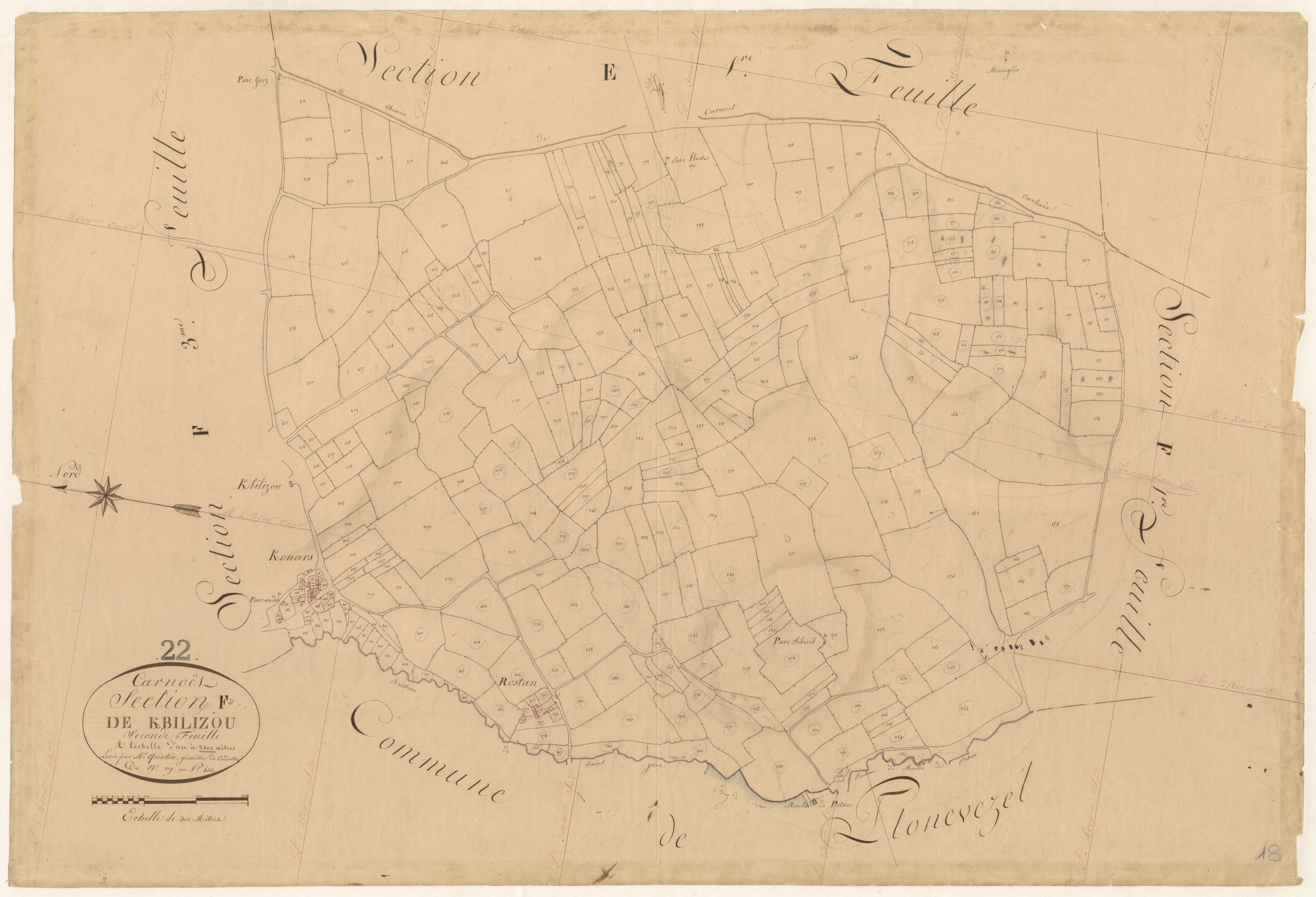 Carnoët - Section F, 2e feuille