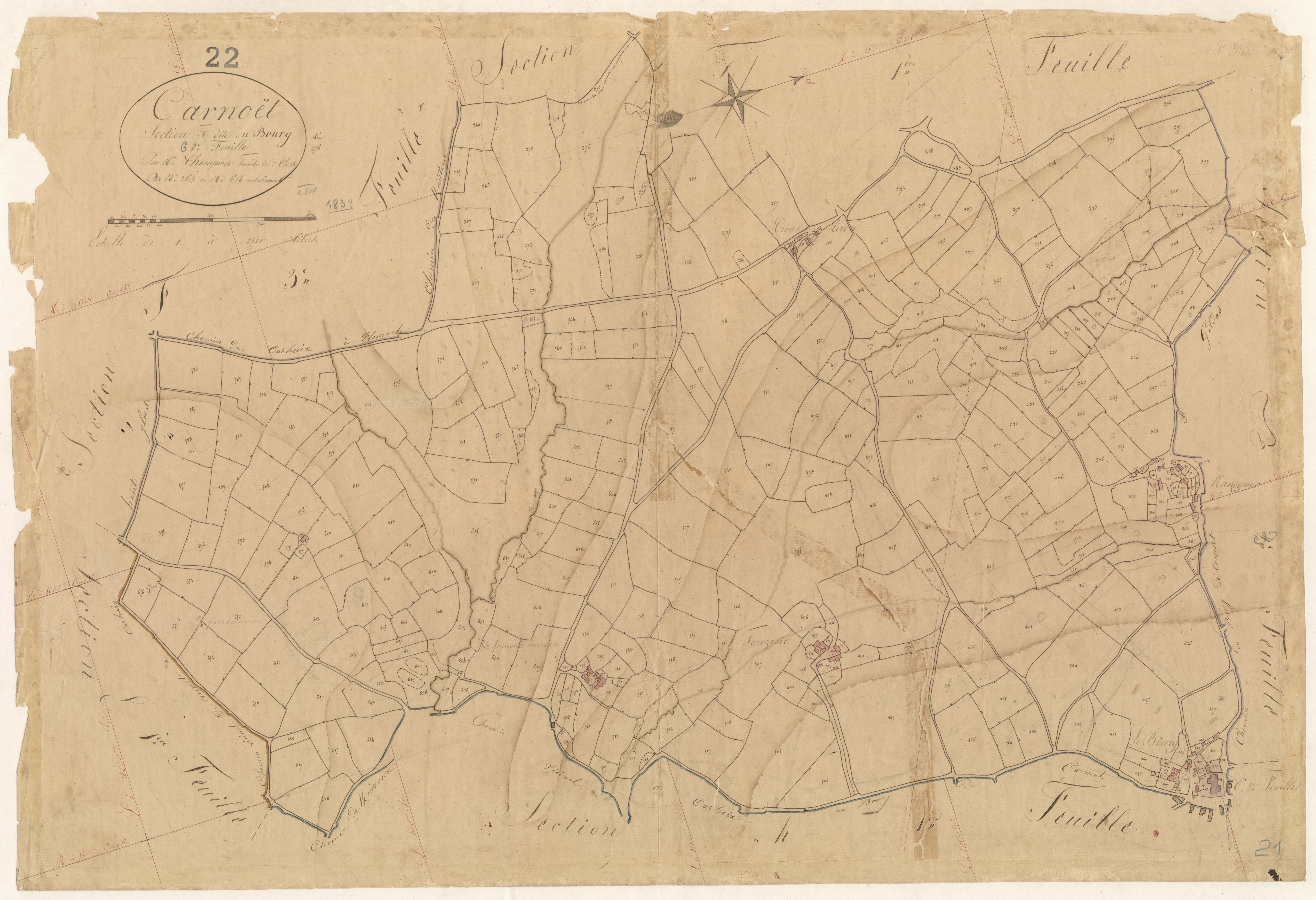 Carnoët - Section G, 2e feuille