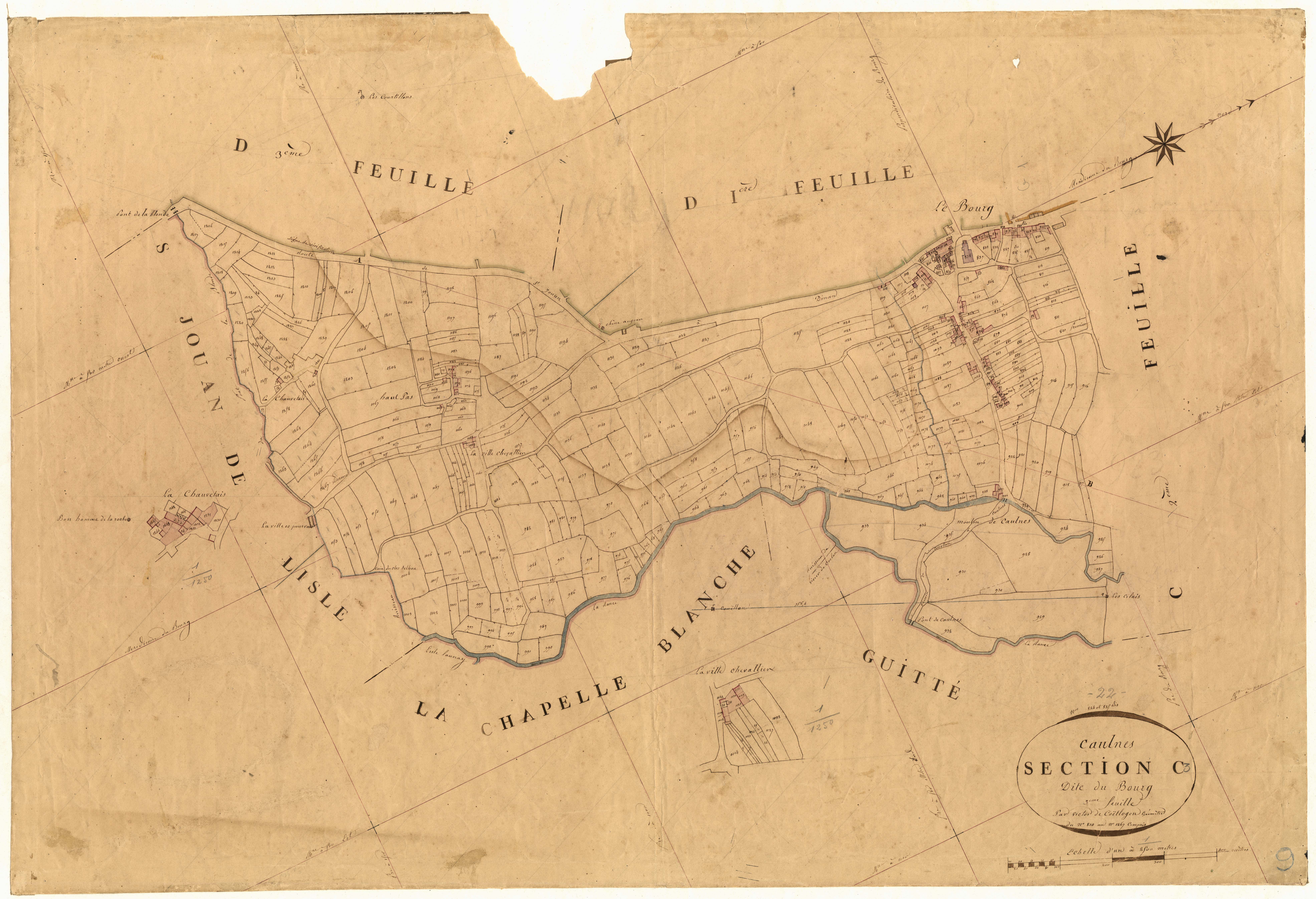 Caulnes - Section C, 3e feuille