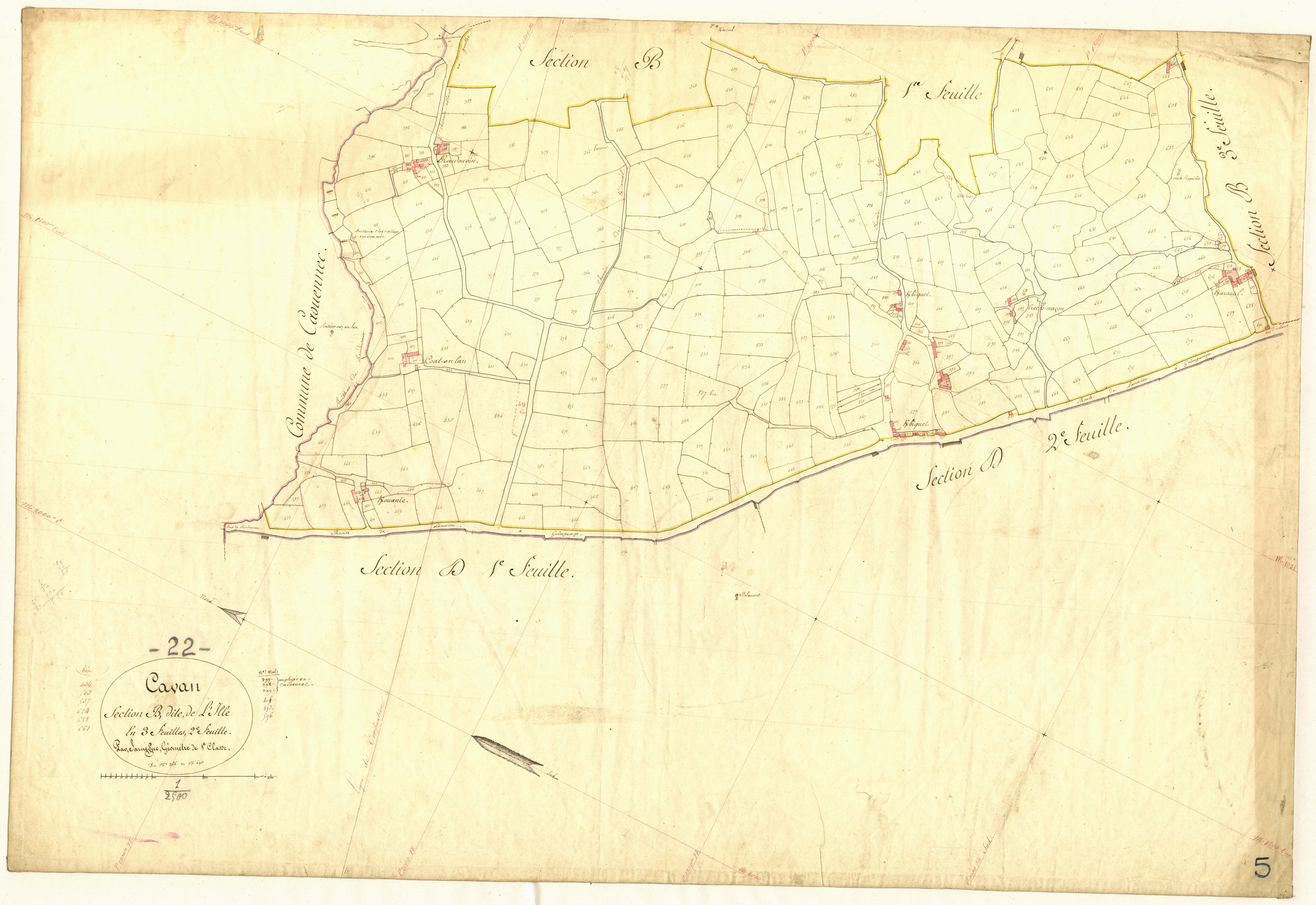 Cavan - Section B, 2e feuille