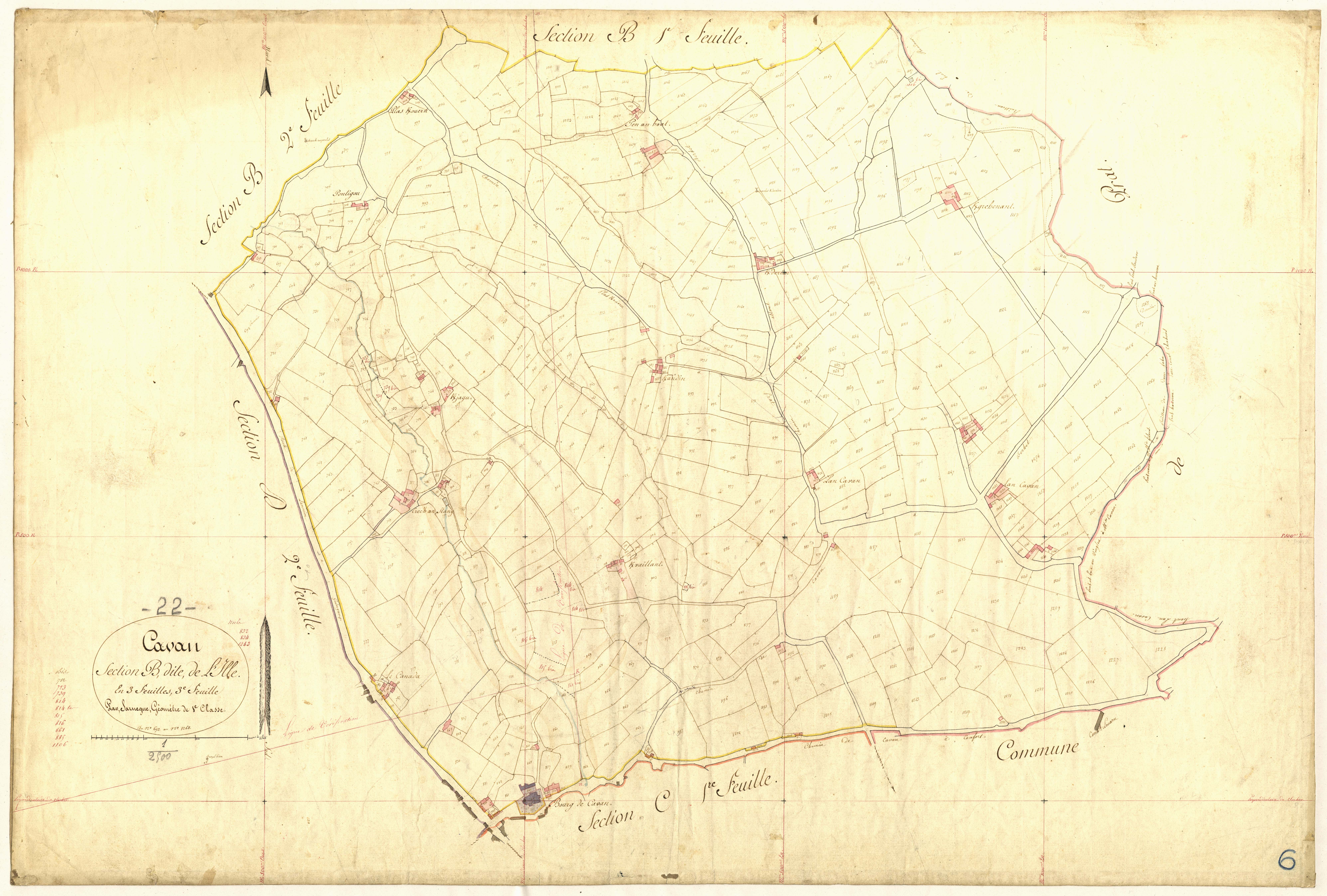 Cavan - Section B, 3e feuille