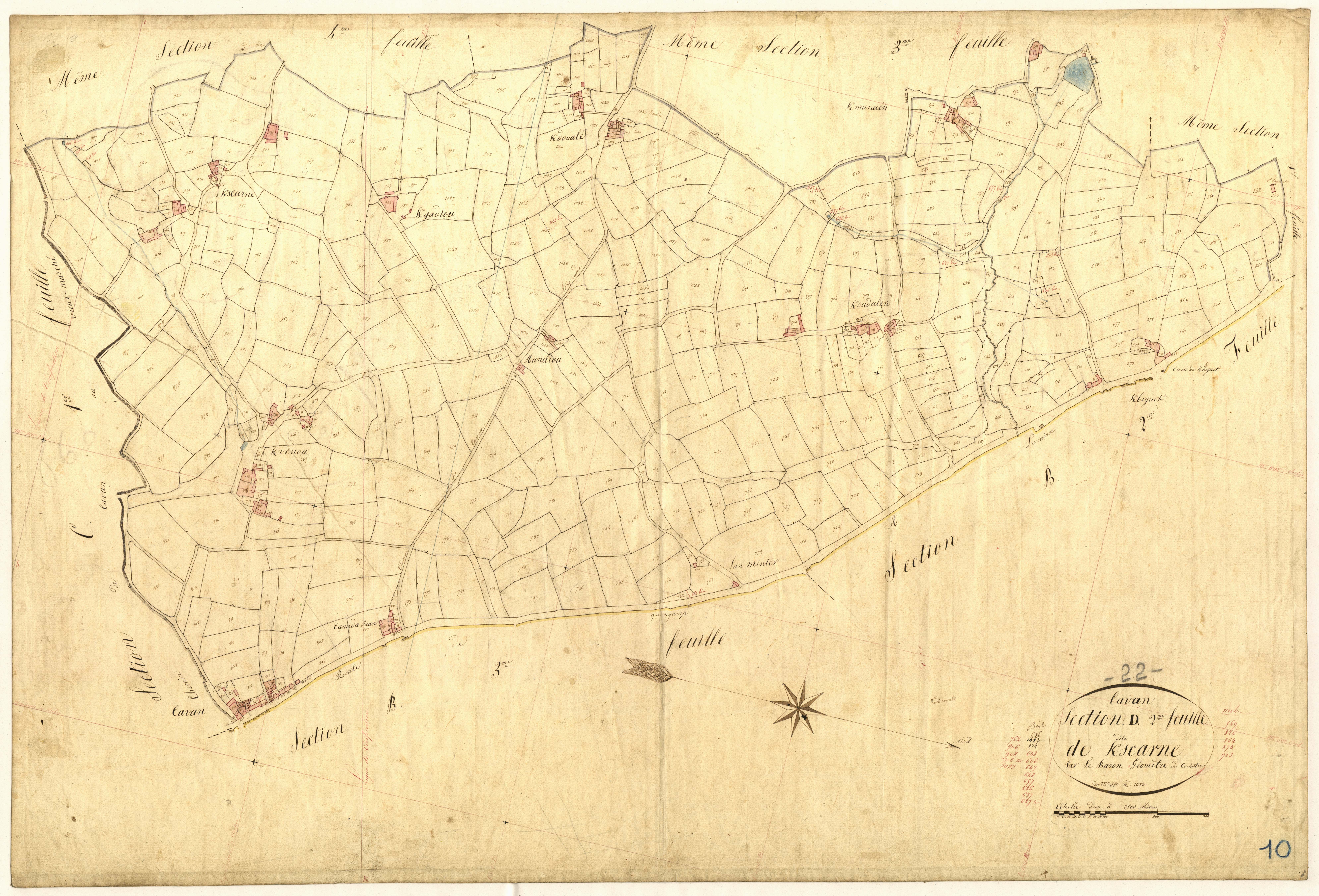 Cavan - Section D, 2e feuille