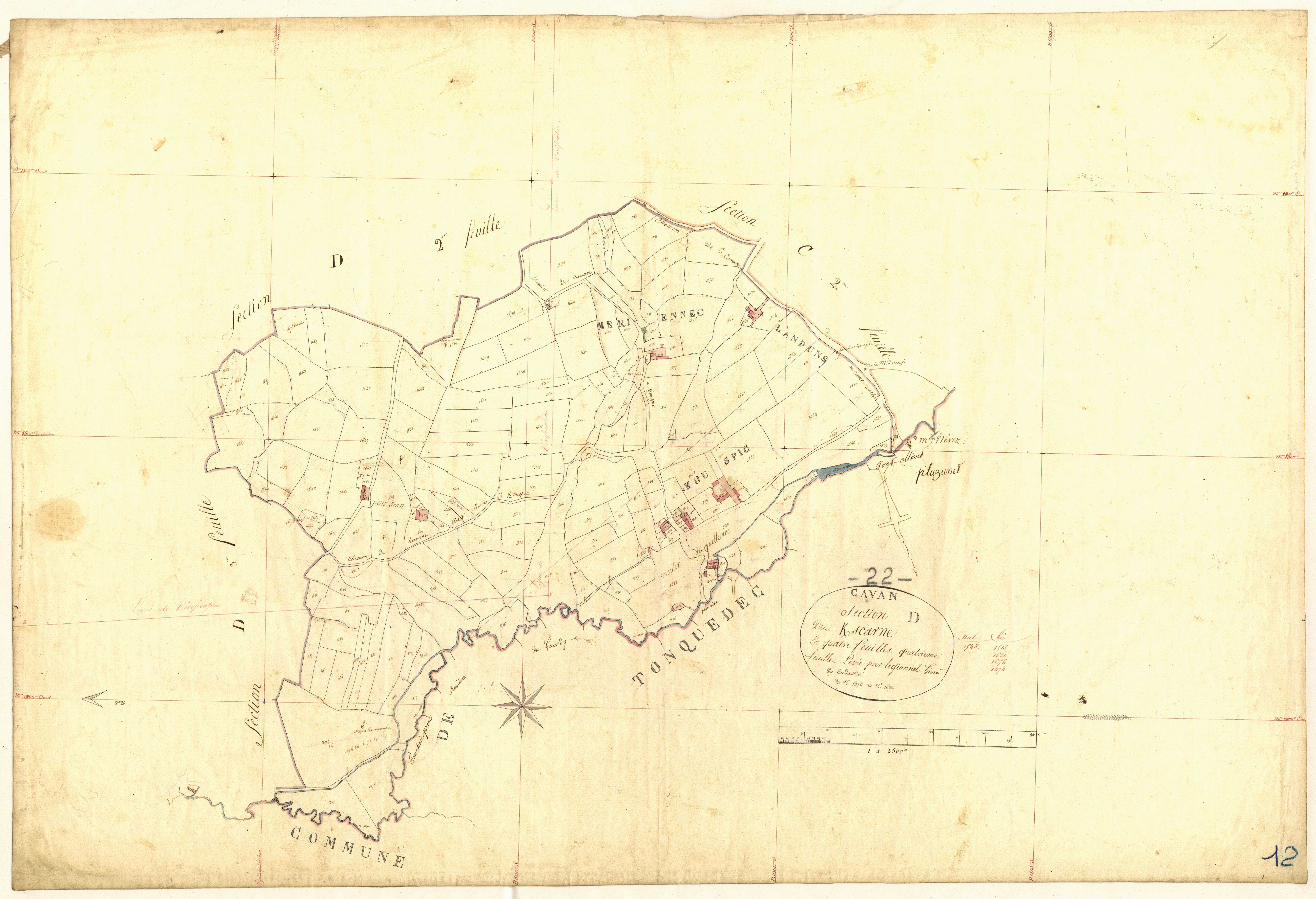Cavan - Section D, 4e feuille