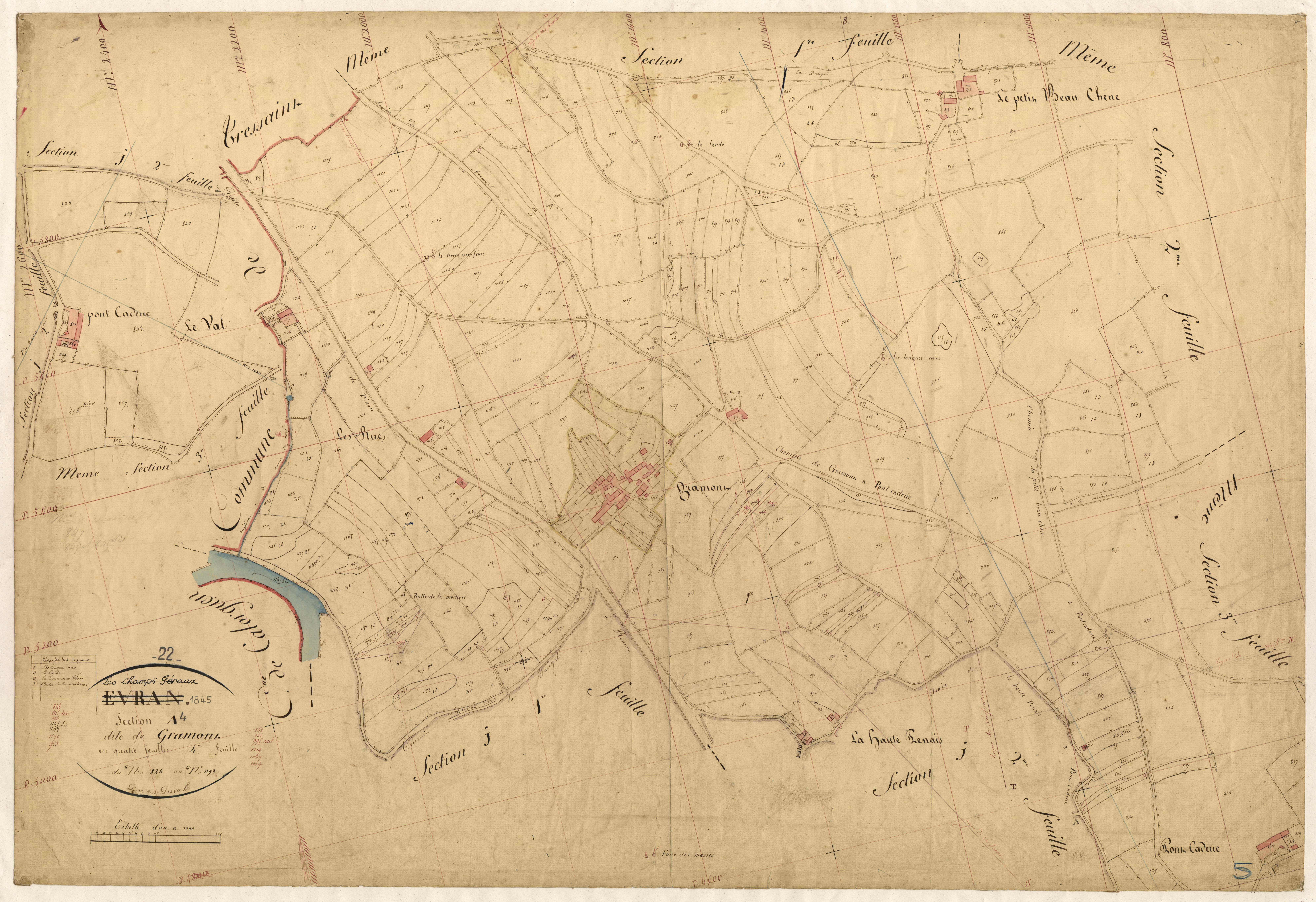 Champs-Géraux - Section A, 4e feuille