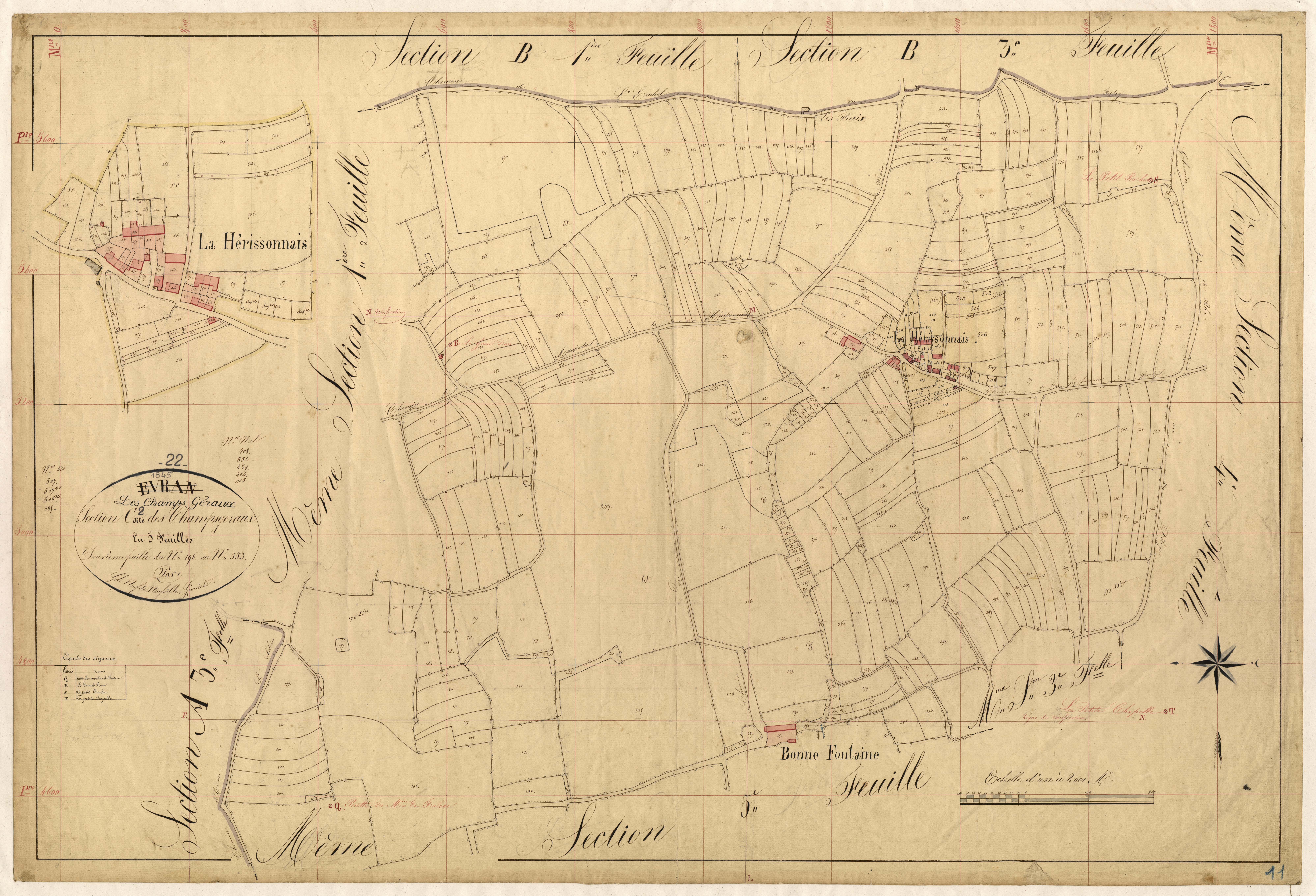 Champs-Géraux - Section C, 2e feuille