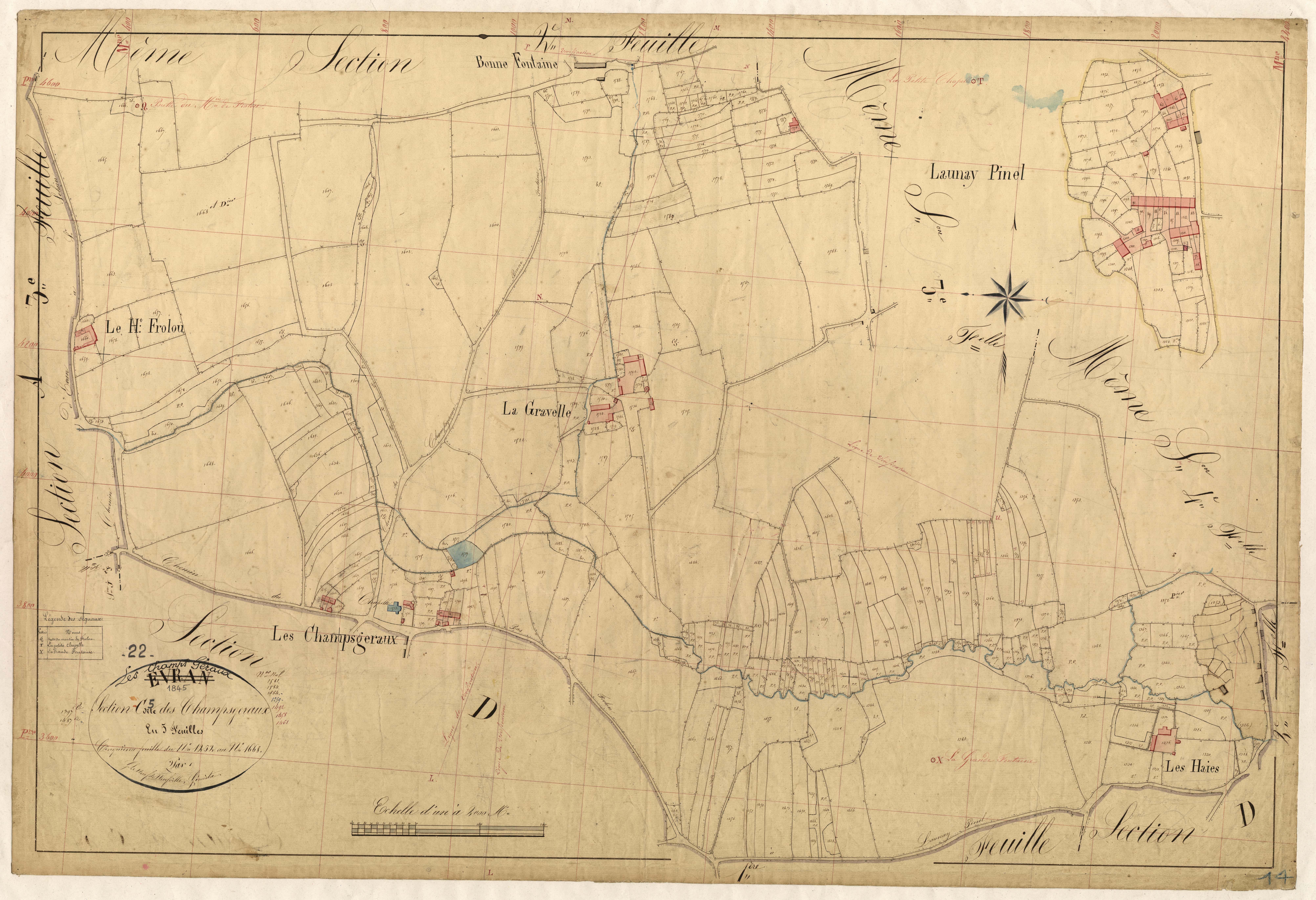 Champs-Géraux - Section C, 5e feuille