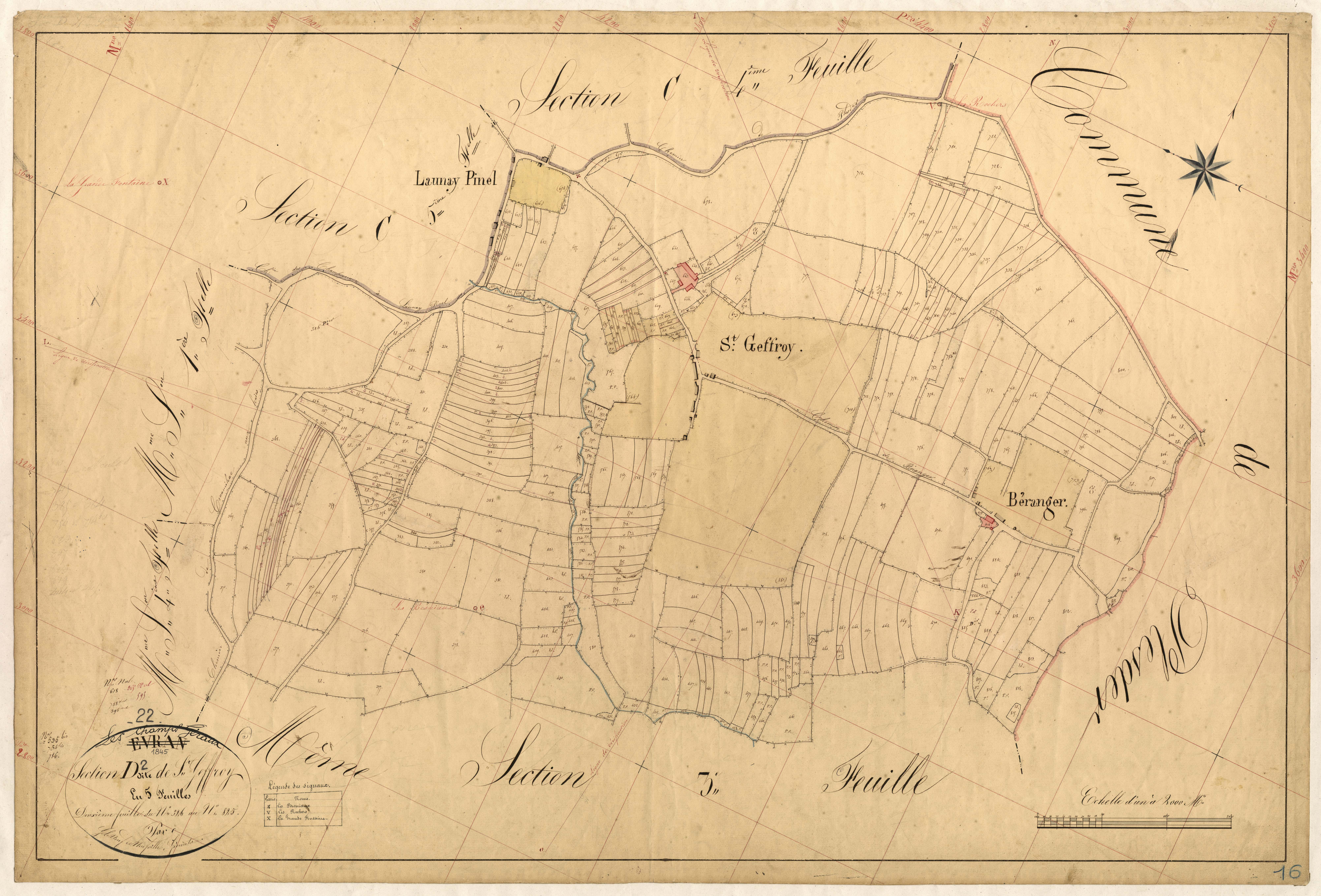 Champs-Géraux - Section D, 2e feuille
