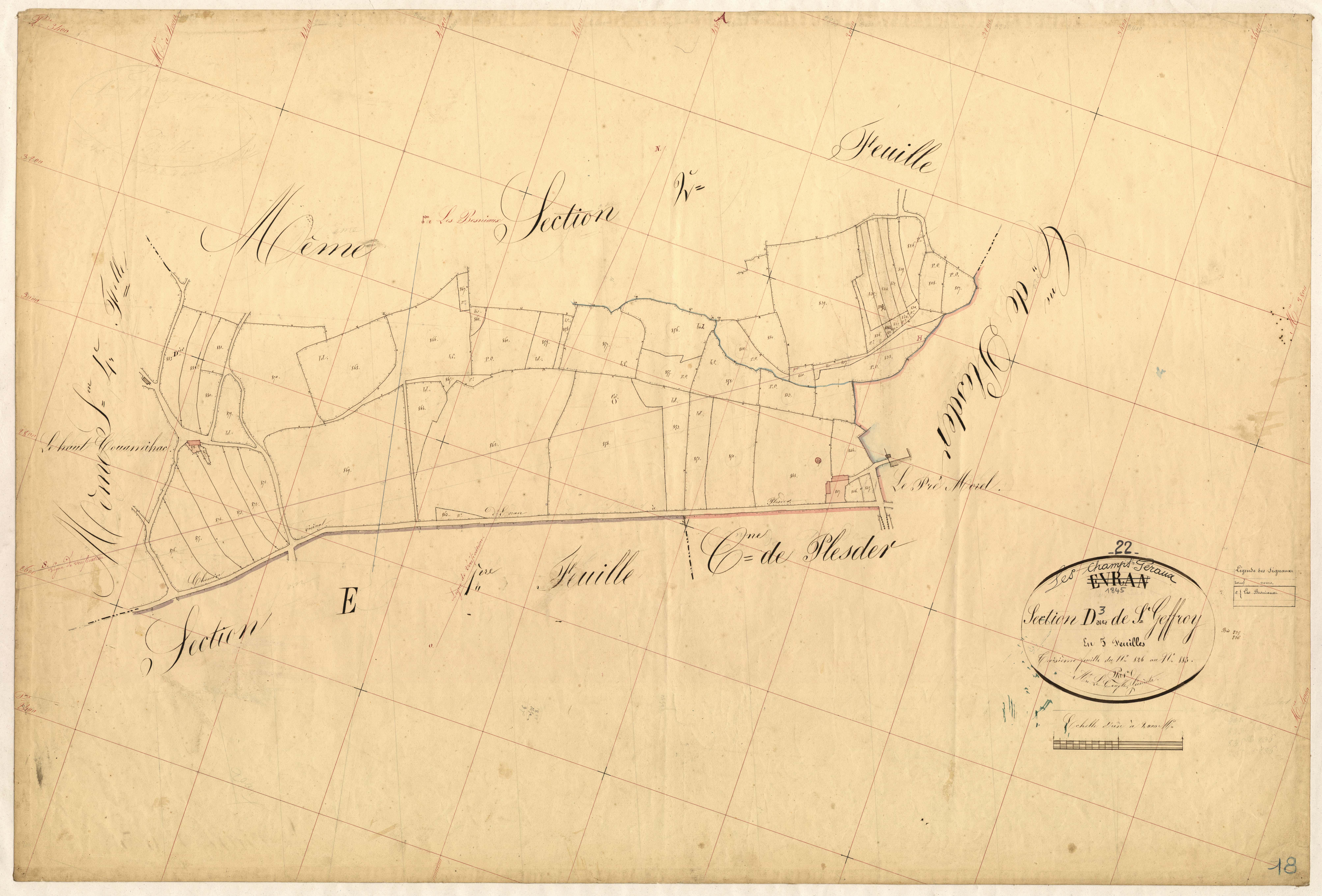Champs-Géraux - Section D, 3e feuille