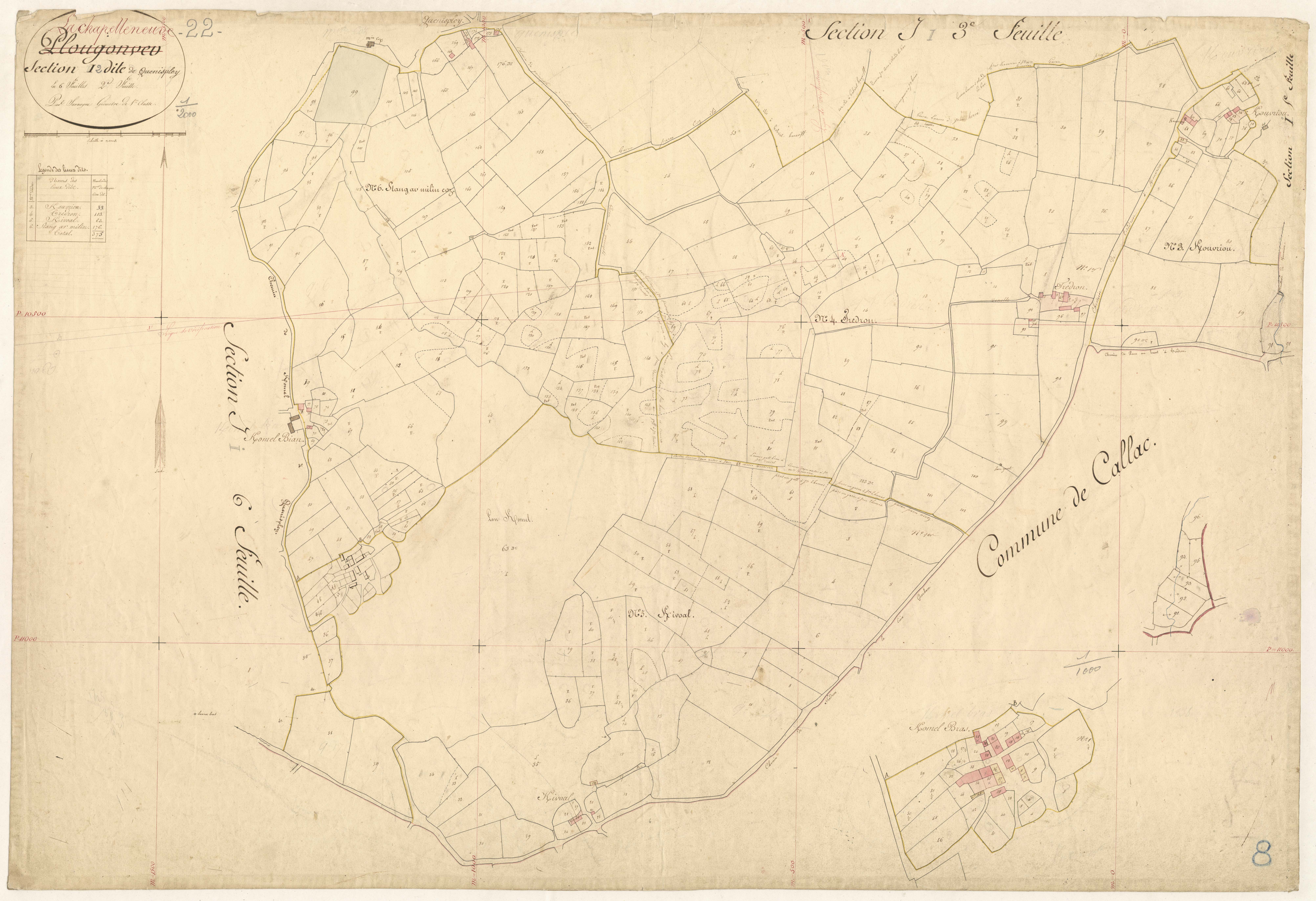 La Chapelle-Neuve - Section I, 5e feuille