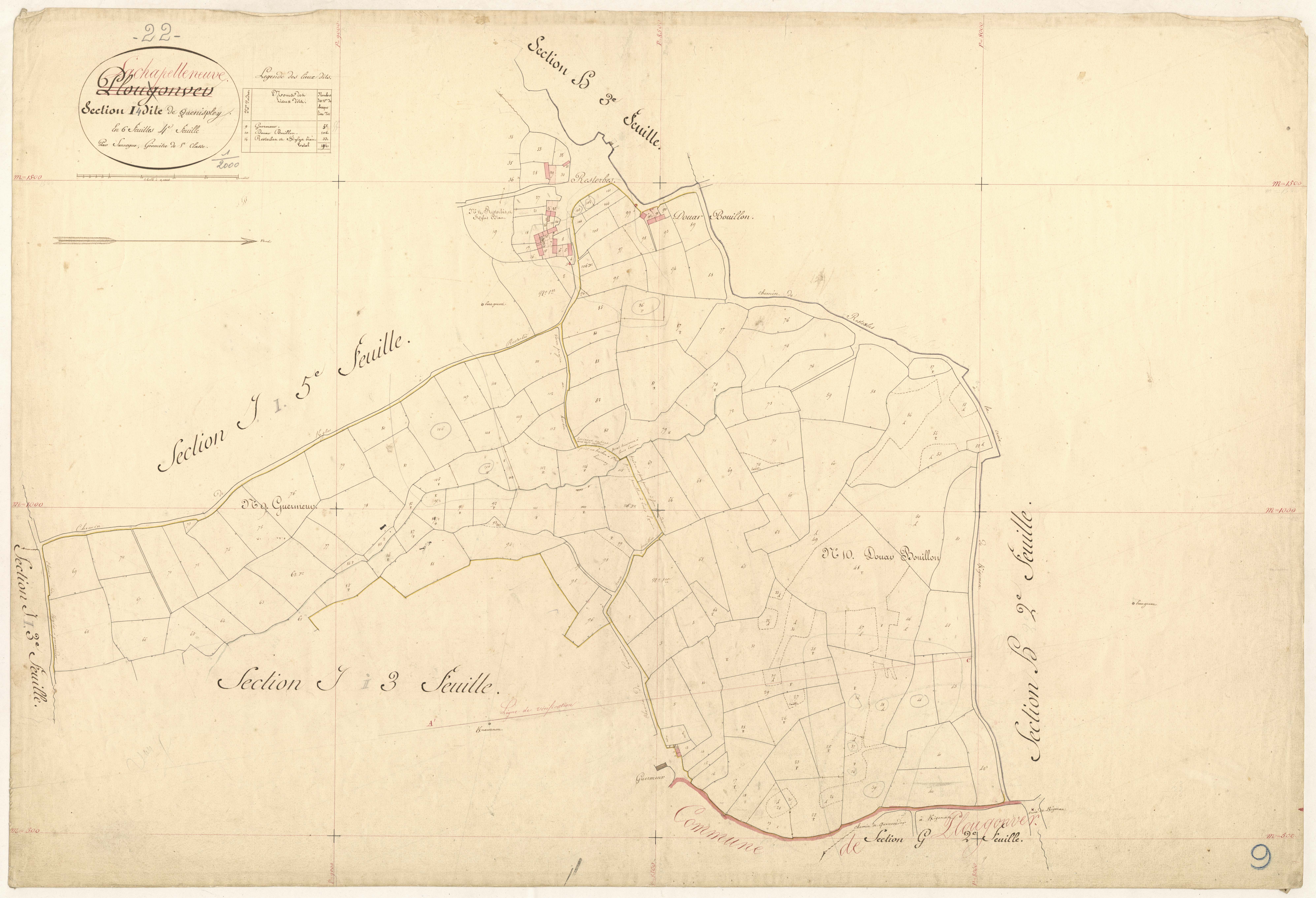 La Chapelle-Neuve - Section I, 6e feuille