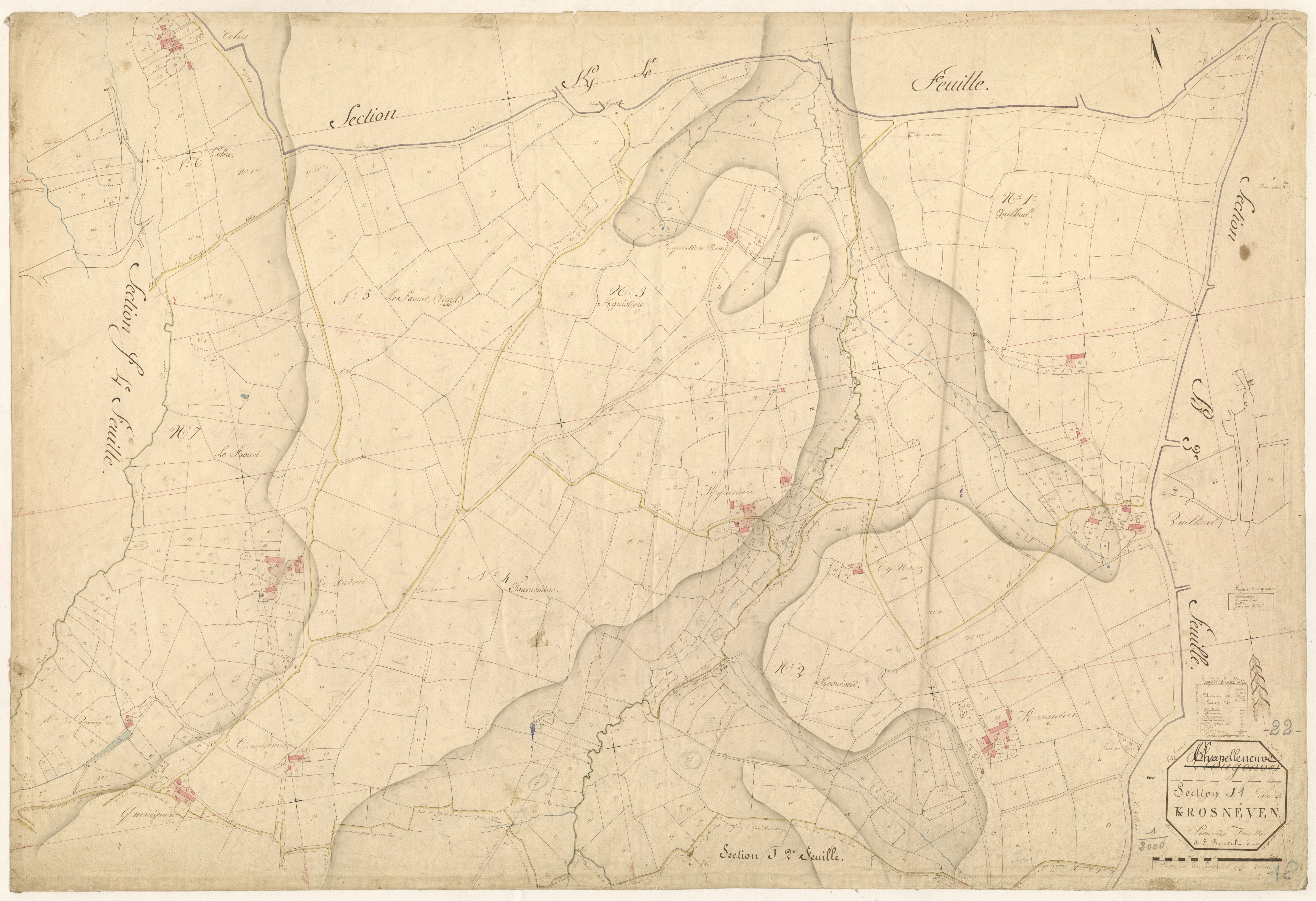La Chapelle-Neuve - Section J, 2e feuille