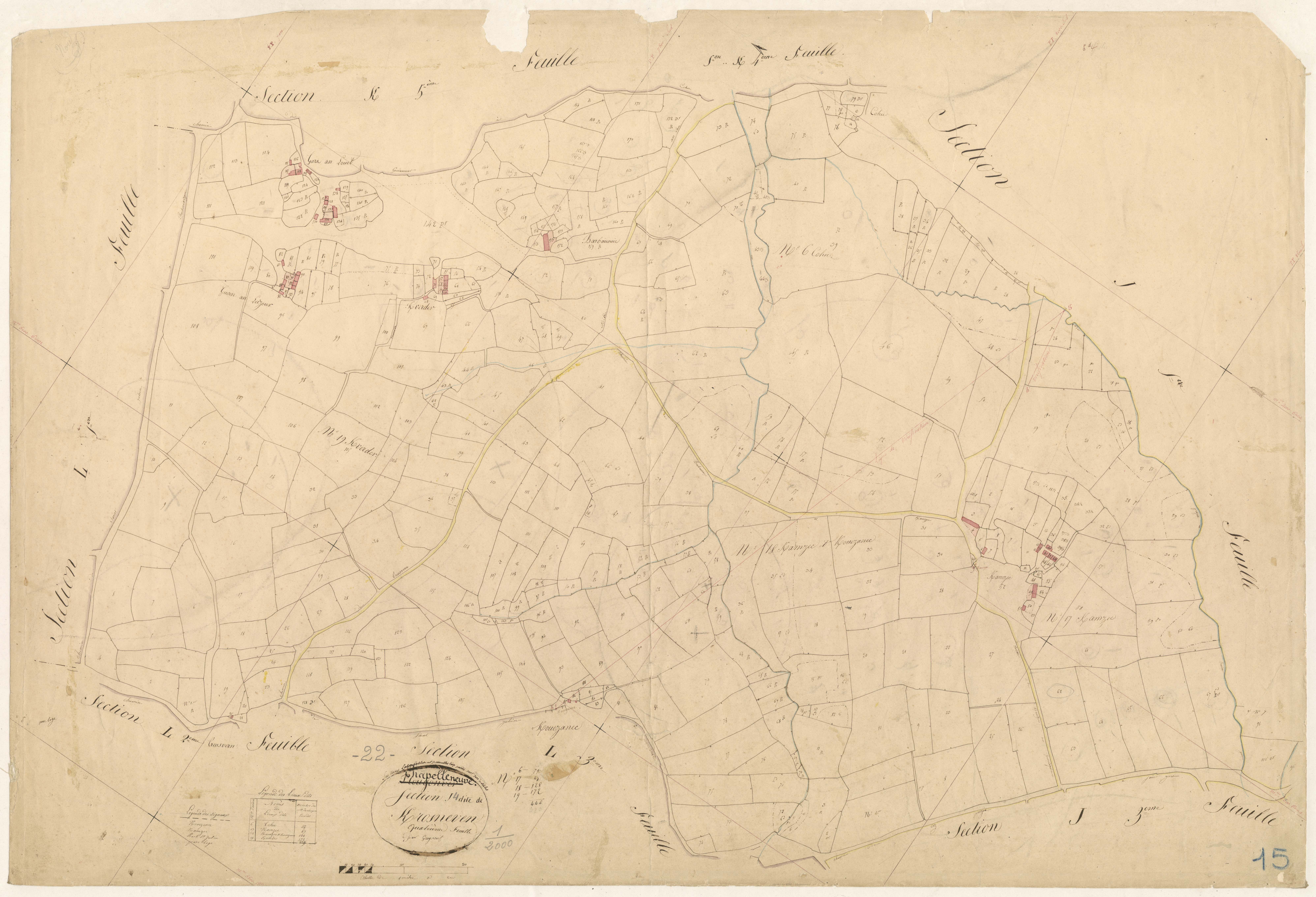 La Chapelle-Neuve - Section K, 4e feuille
