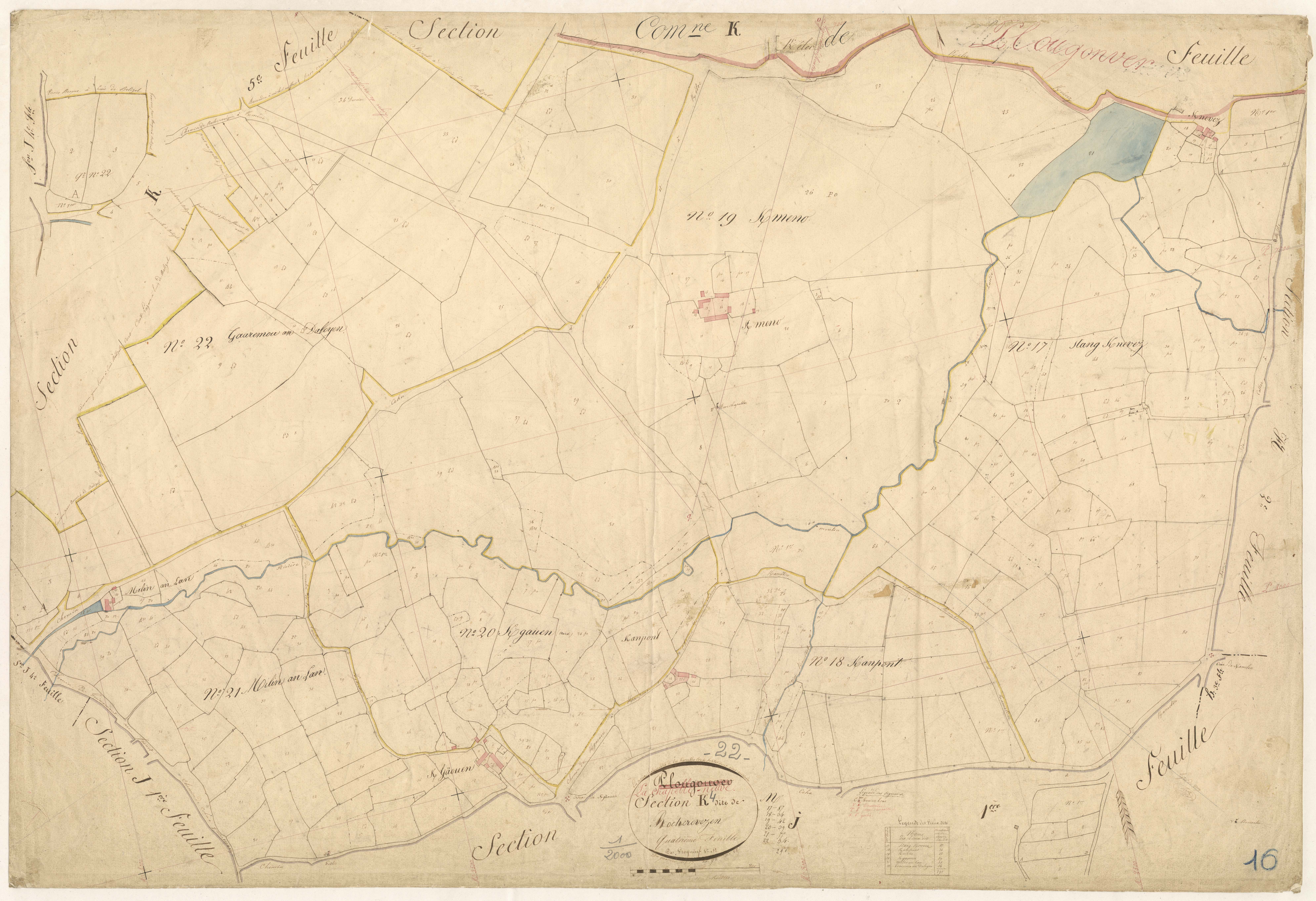 La Chapelle-Neuve - Section K, 5e feuille