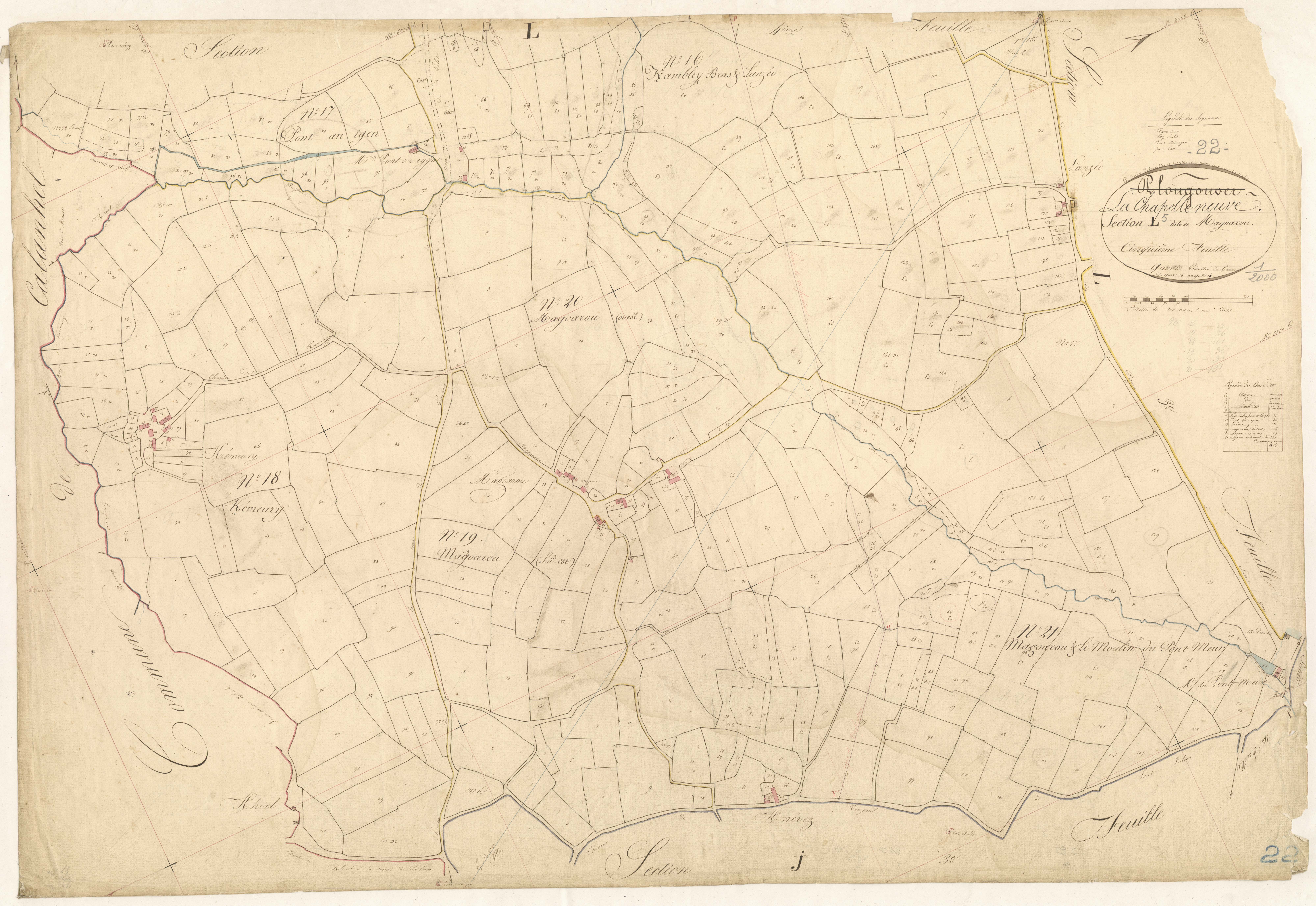 La Chapelle-Neuve - Section L, 5e feuille