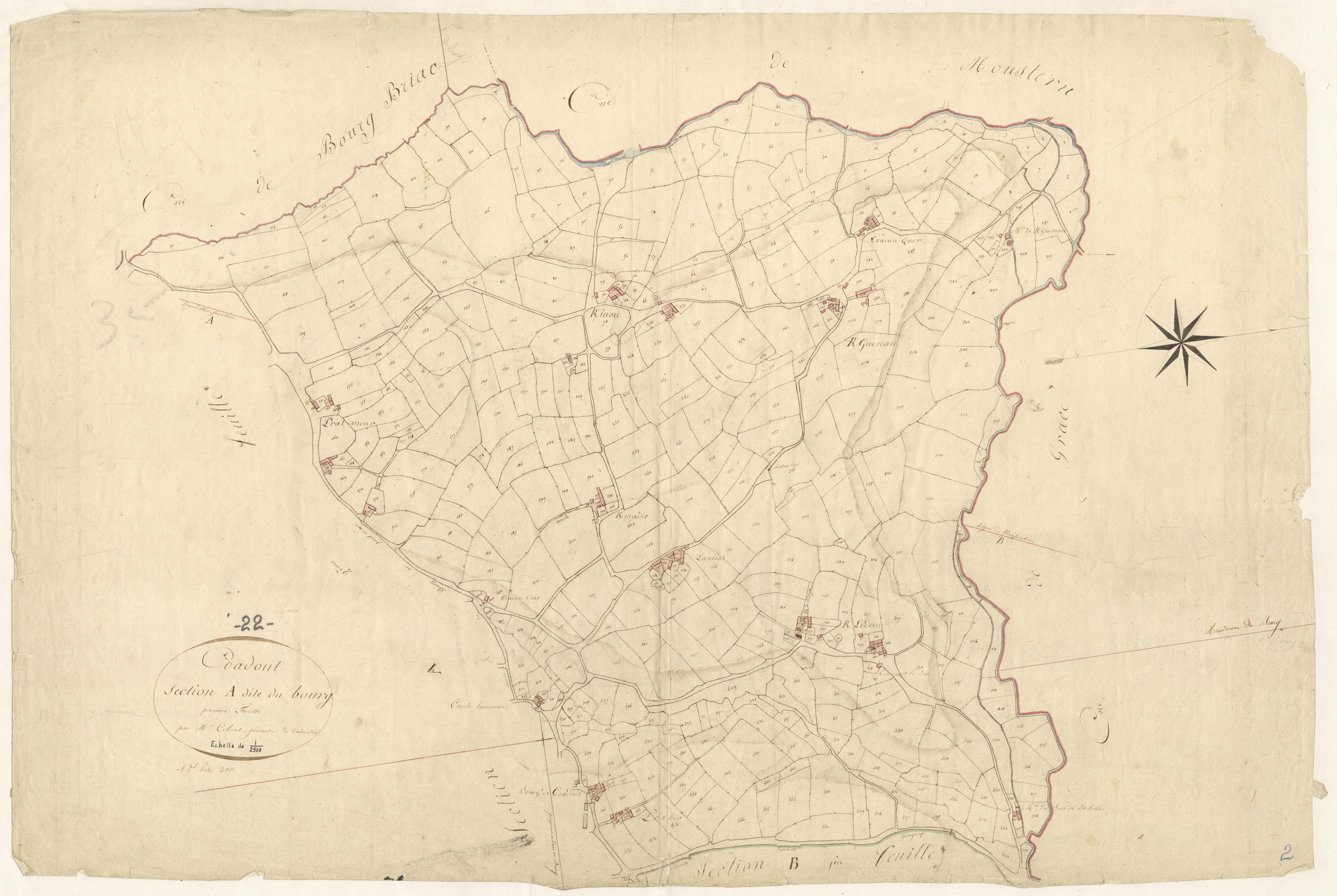 Coadout - Section A, 1re feuille