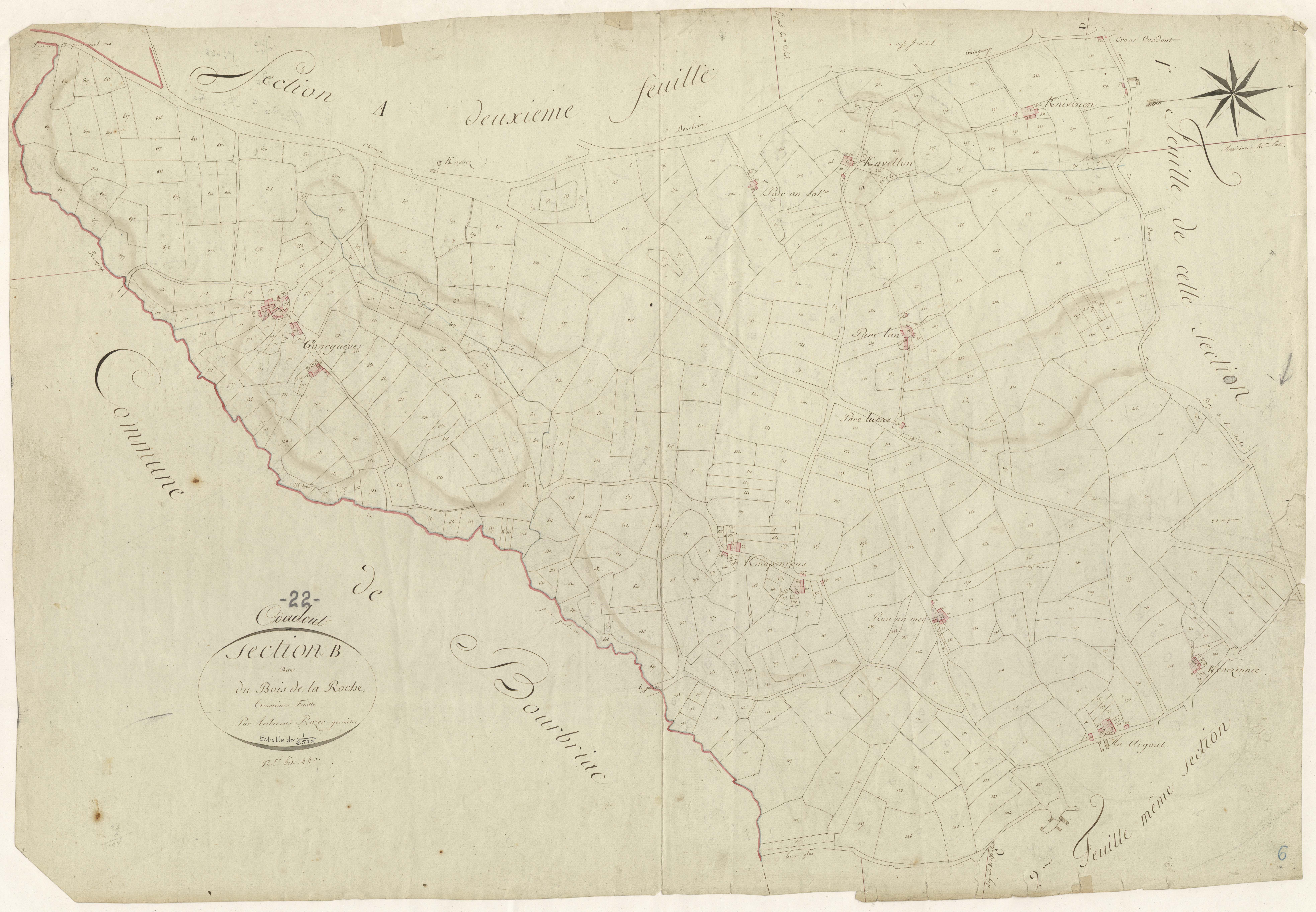 Coadout - Section B, 3e feuille