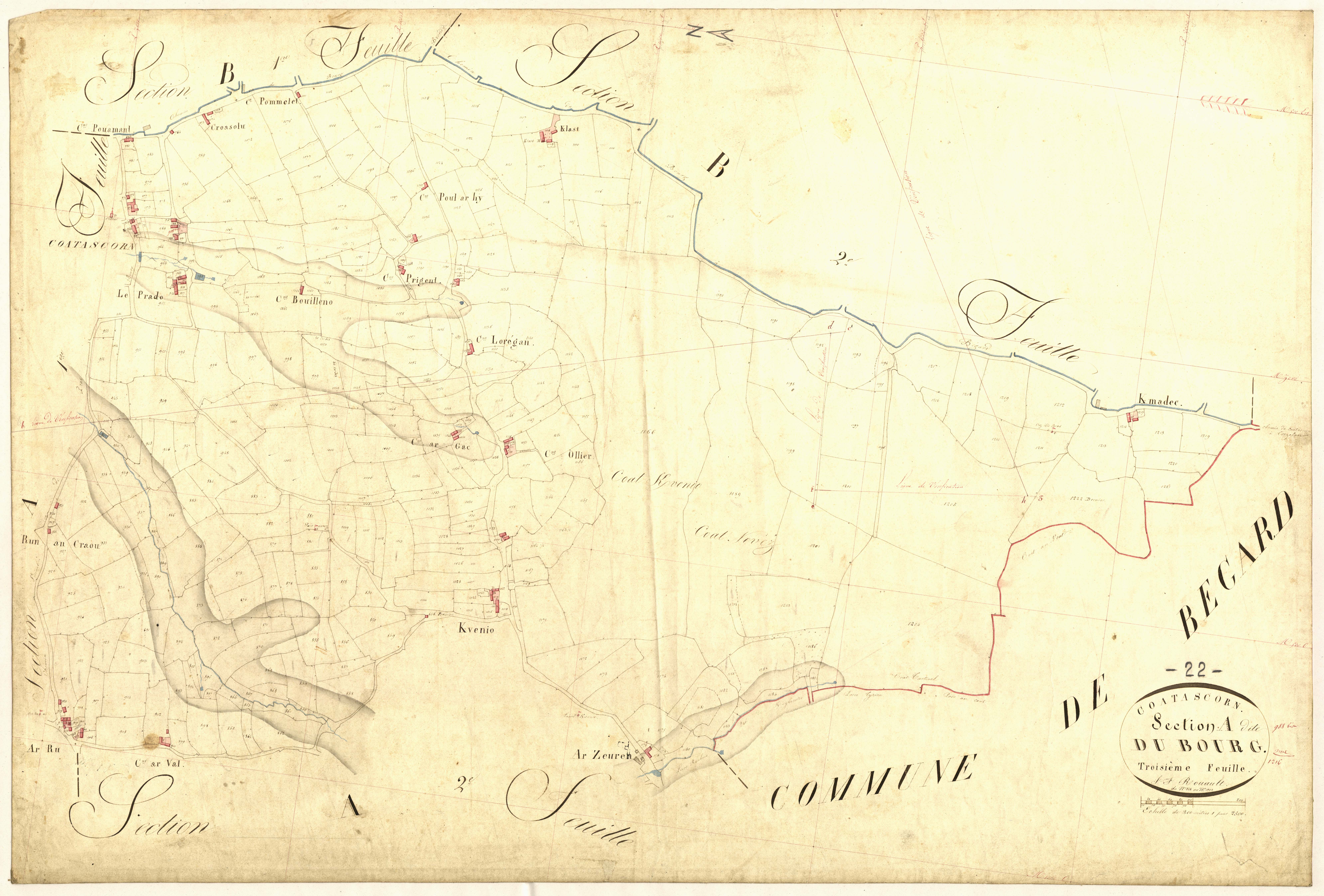 Coatascorn - Section A, 3e feuille