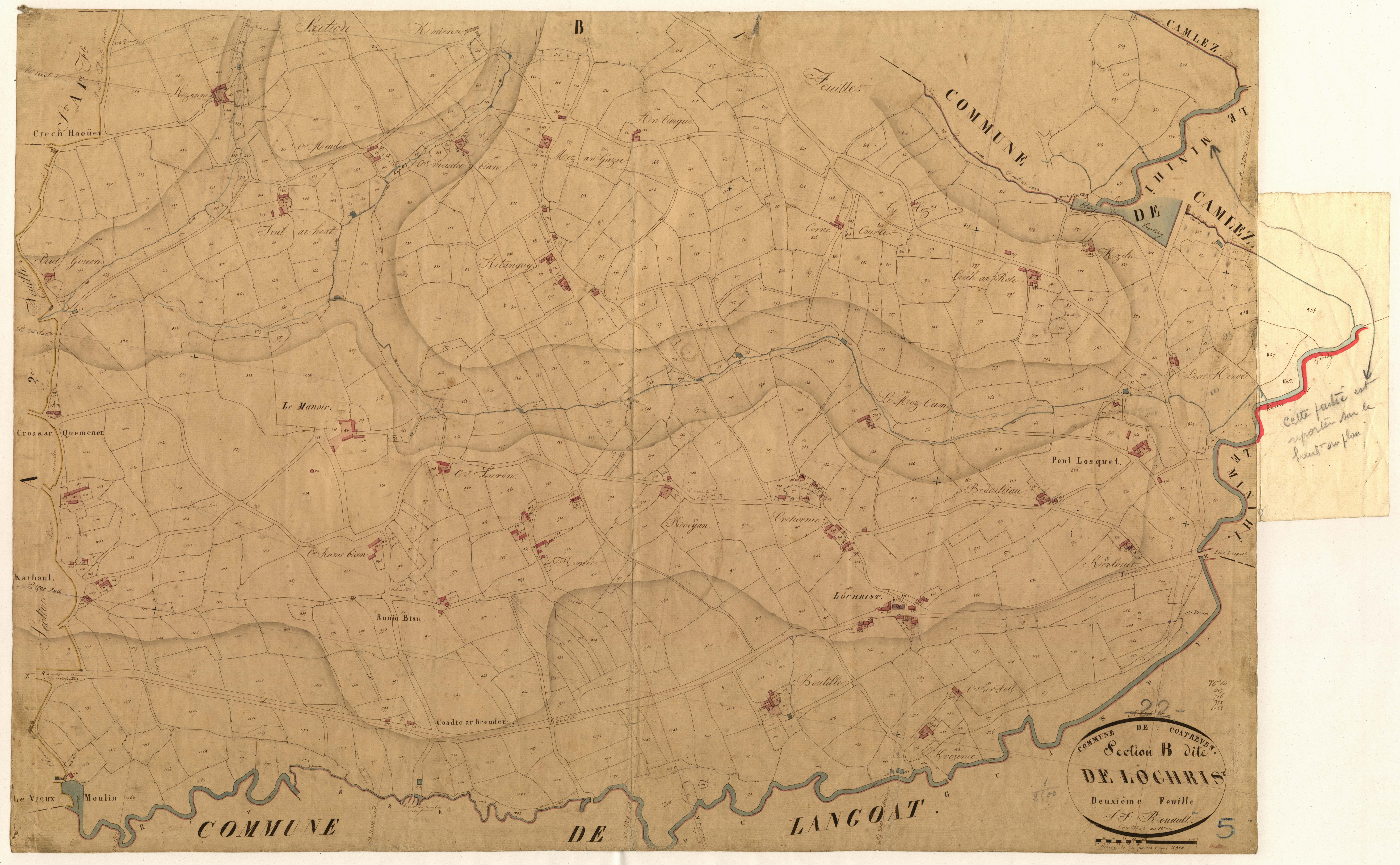 Coatréven - Section B, 2e feuille