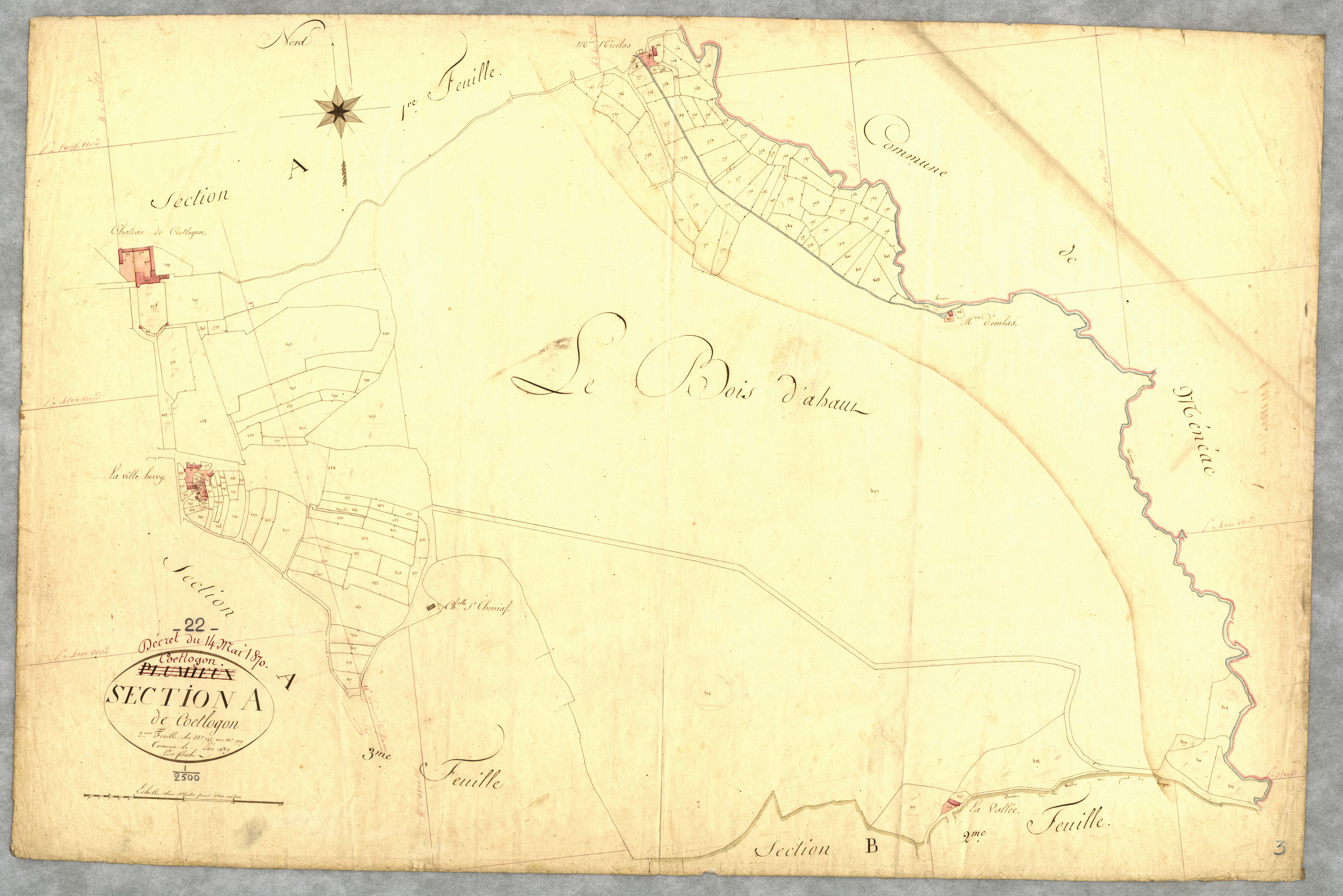Coëtlogon - Section A, 2e feuille