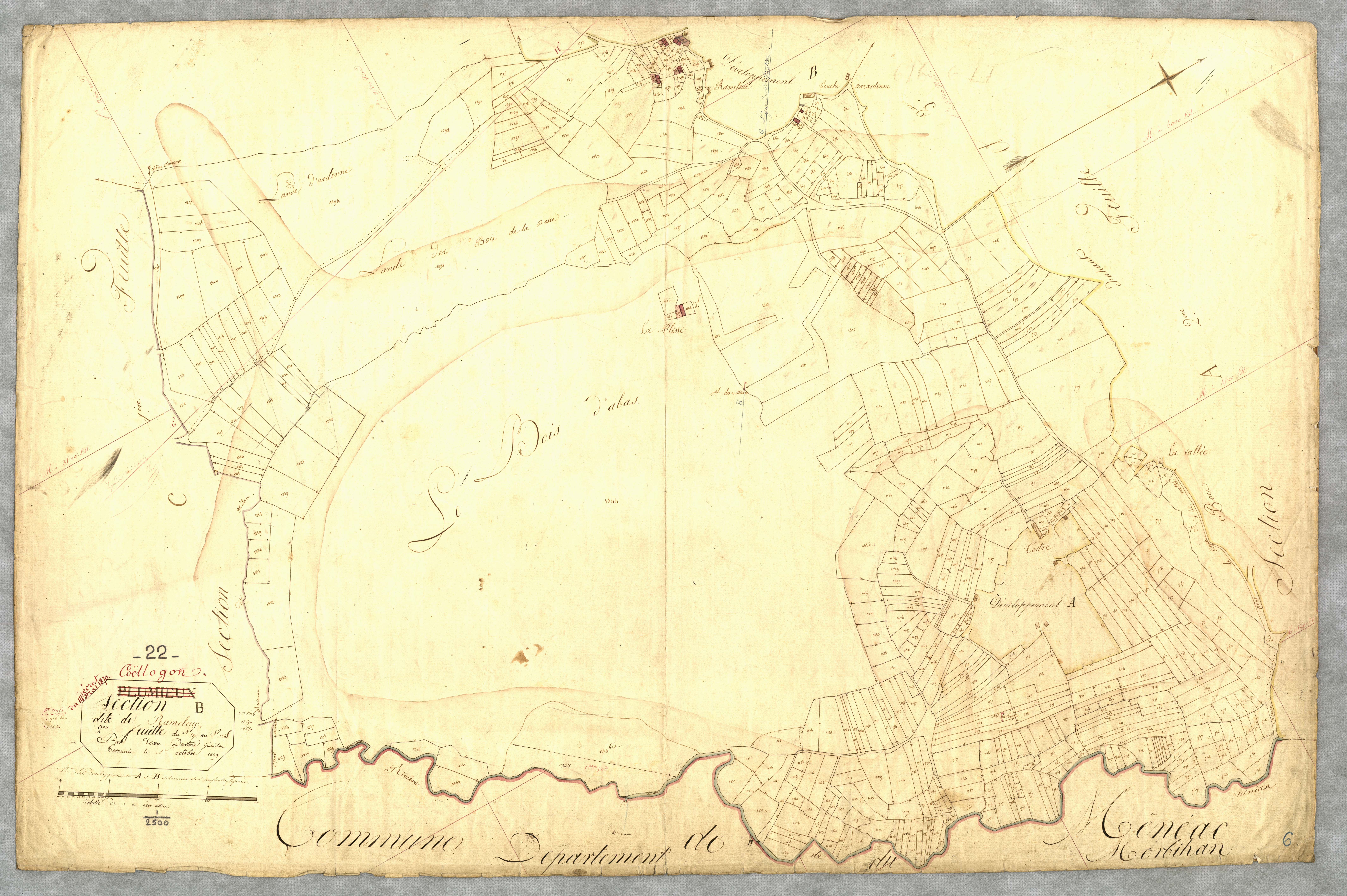 Coëtlogon - Section B, 2e feuille