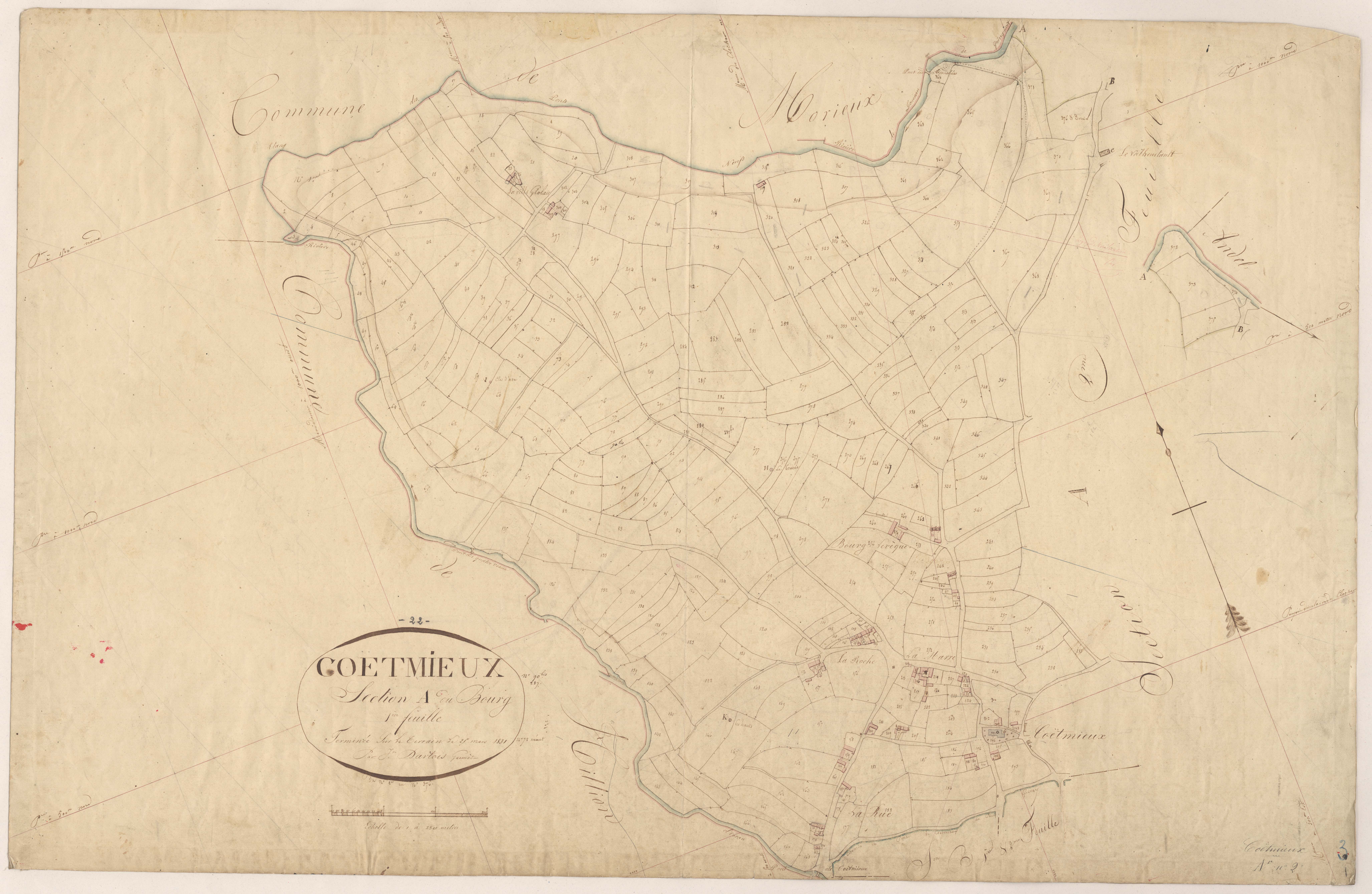 Coëtmieux - Section A, 1re feuille