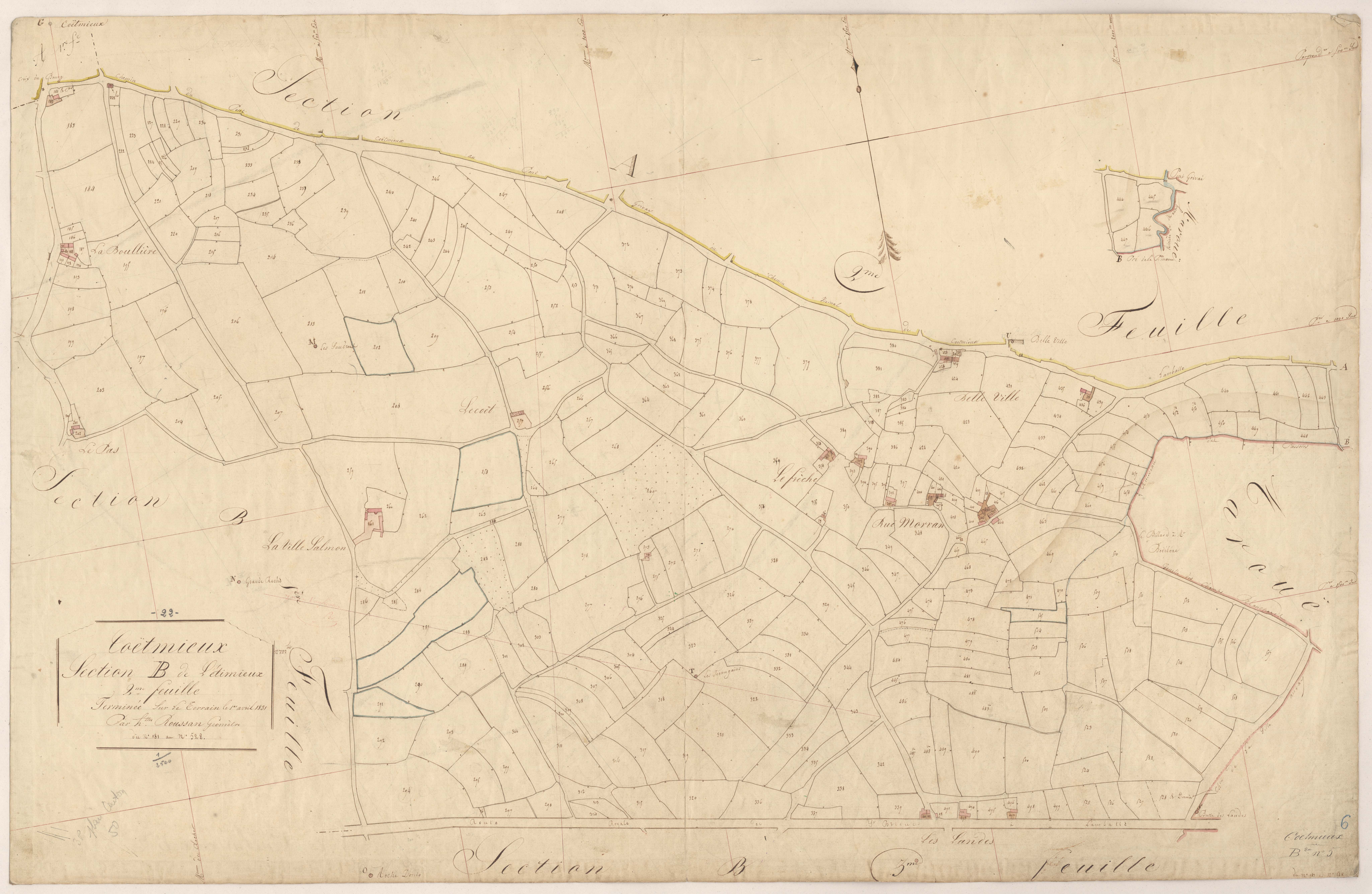 Coëtmieux - Section B, 2e feuille