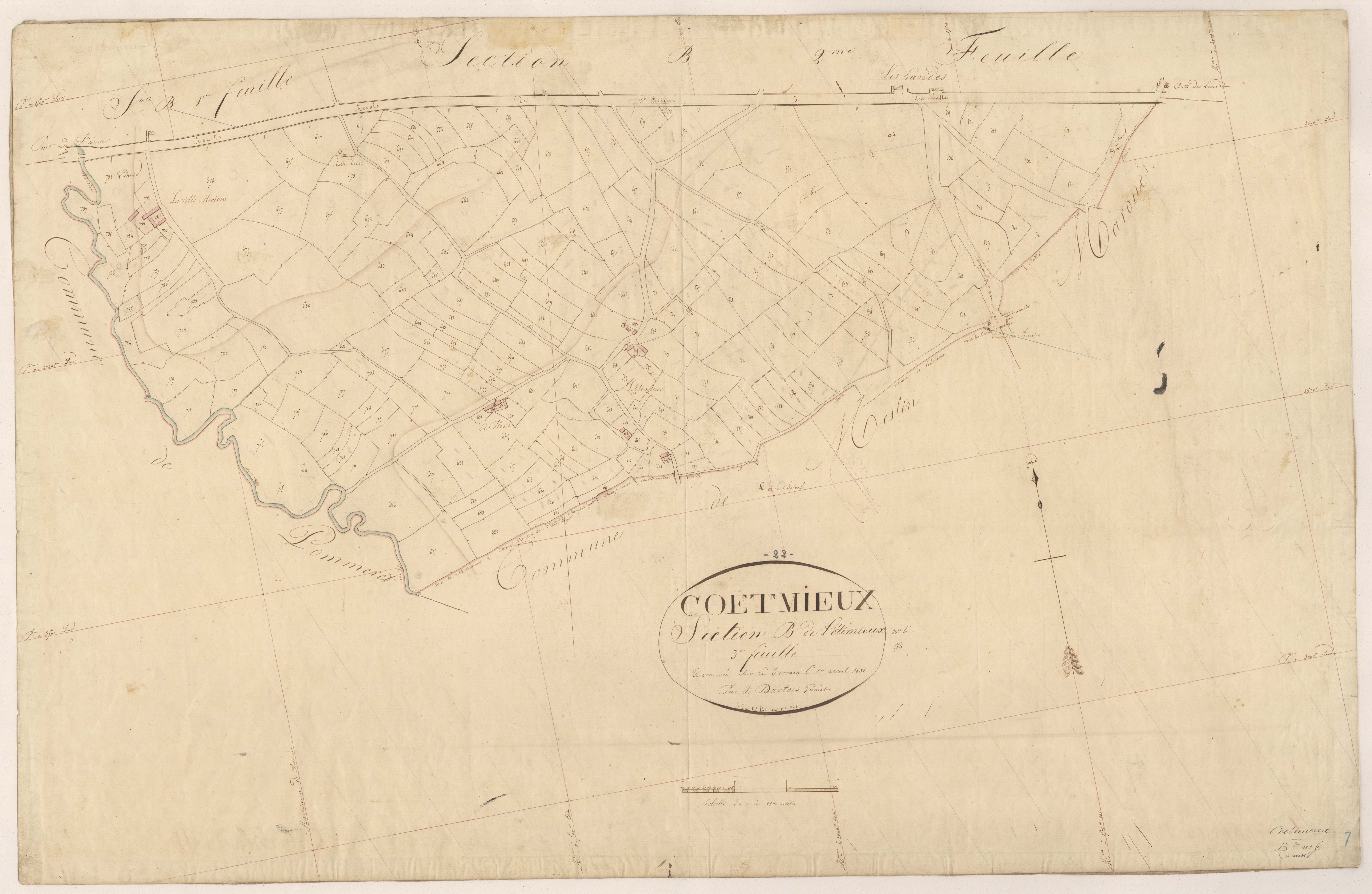 Coëtmieux - Section B, 3e feuille