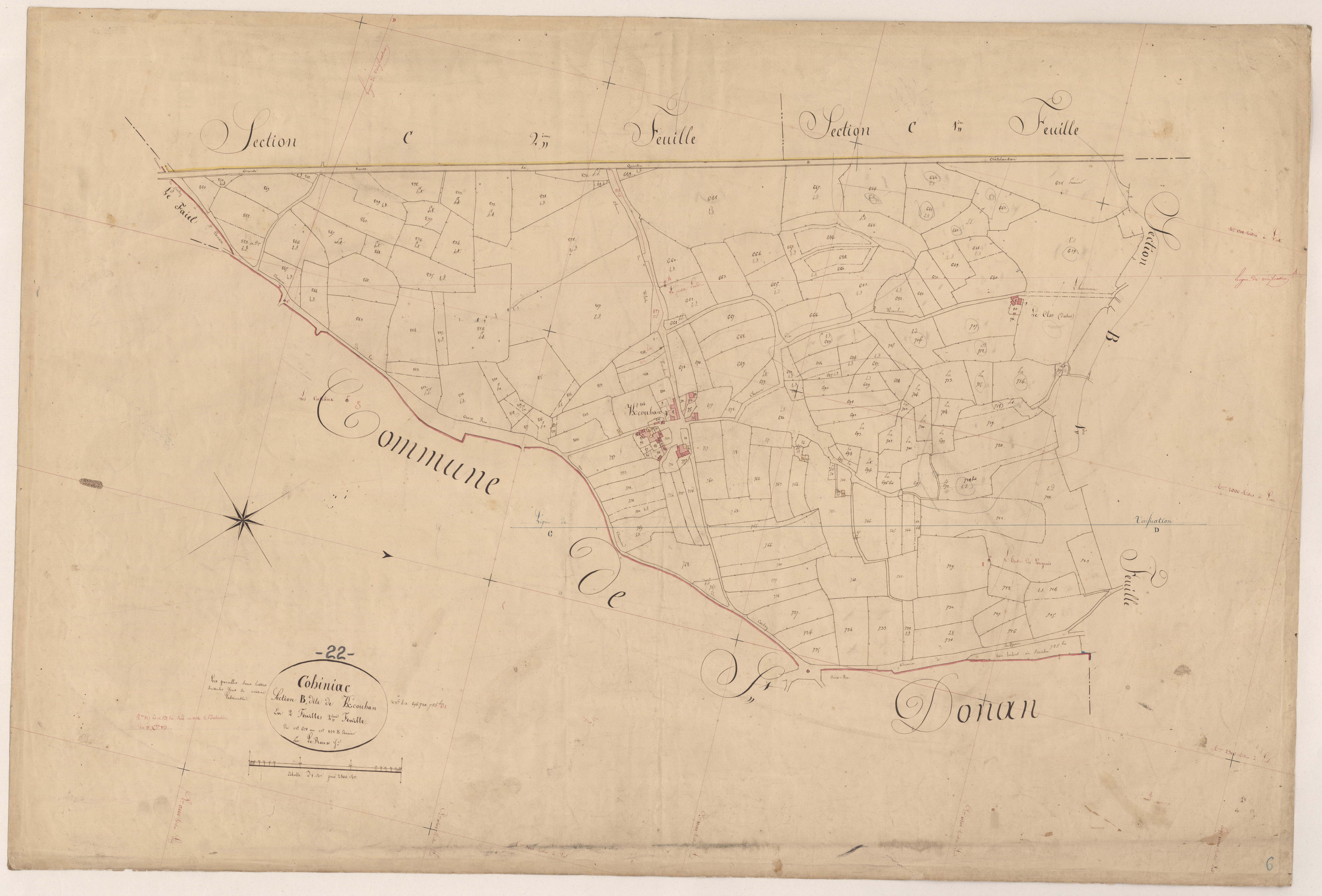 Cohiniac - Section B, 2e feuille