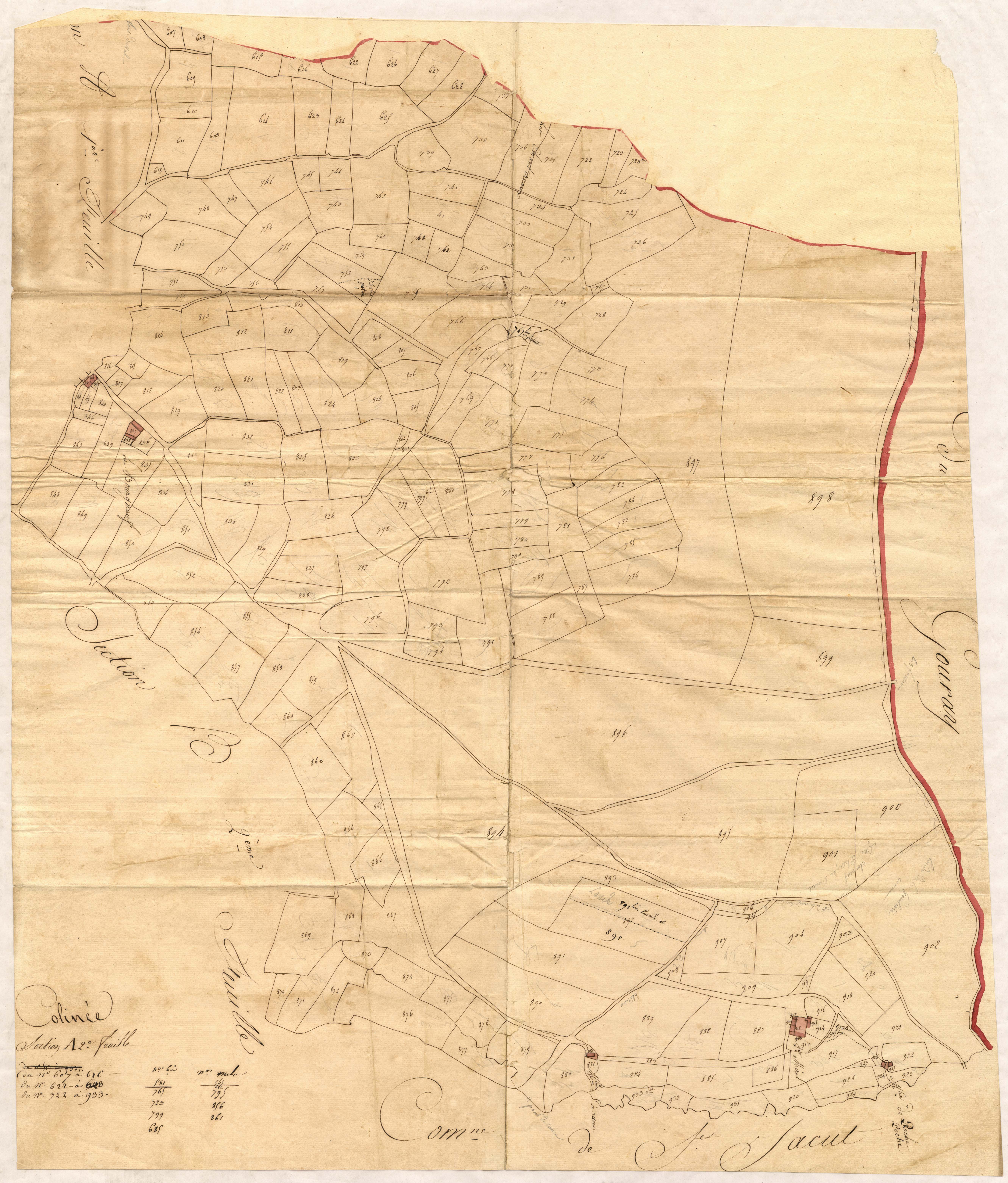 Collinée - Section A, 2e feuille