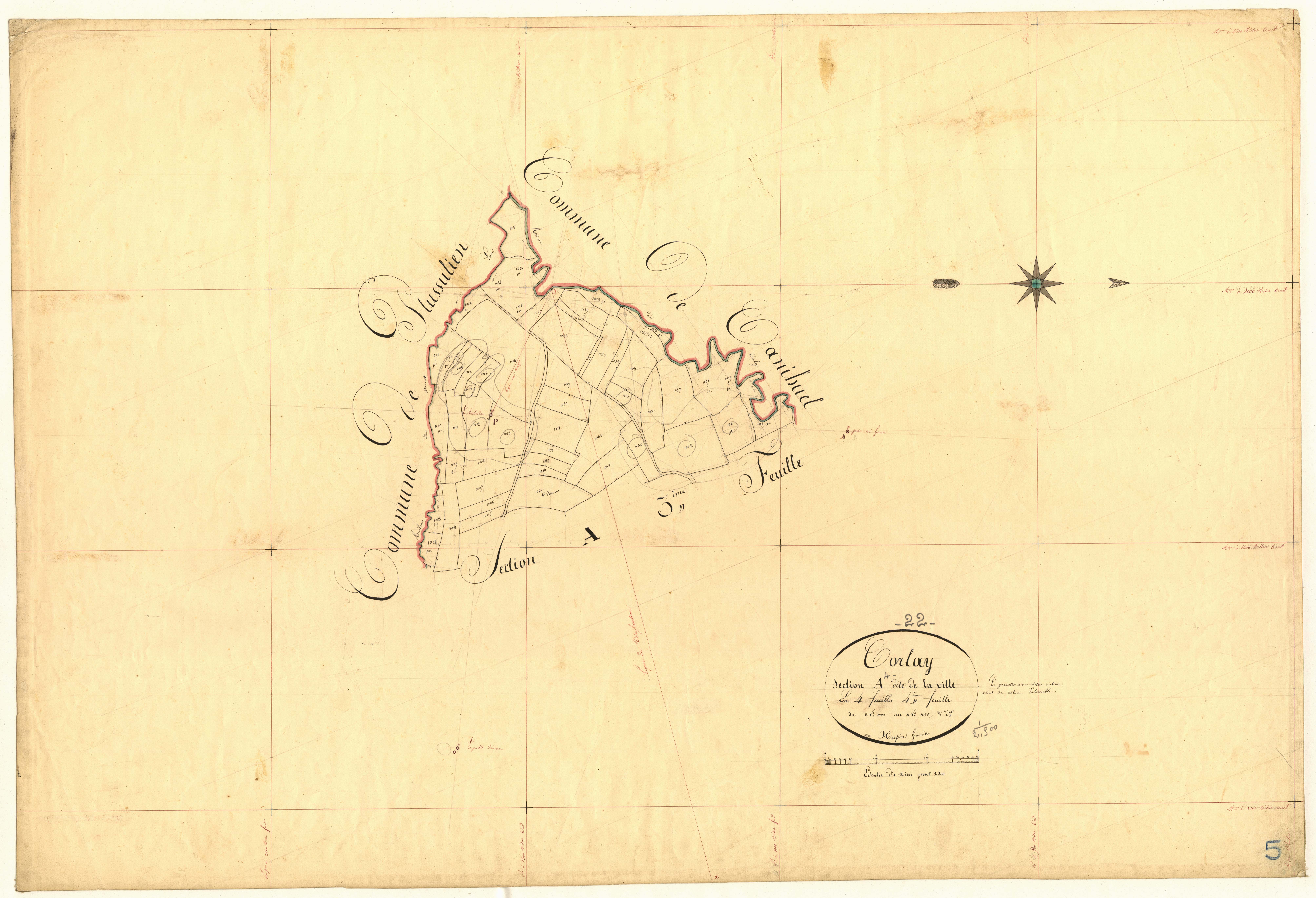 Corlay - Section A, 4e feuille