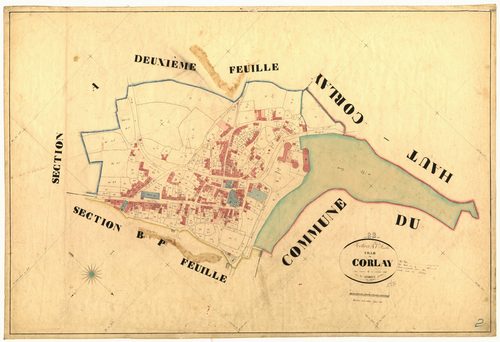 Corlay - Section A, 1re feuille