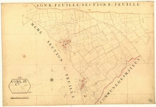 Corlay - Section C, 3e feuille