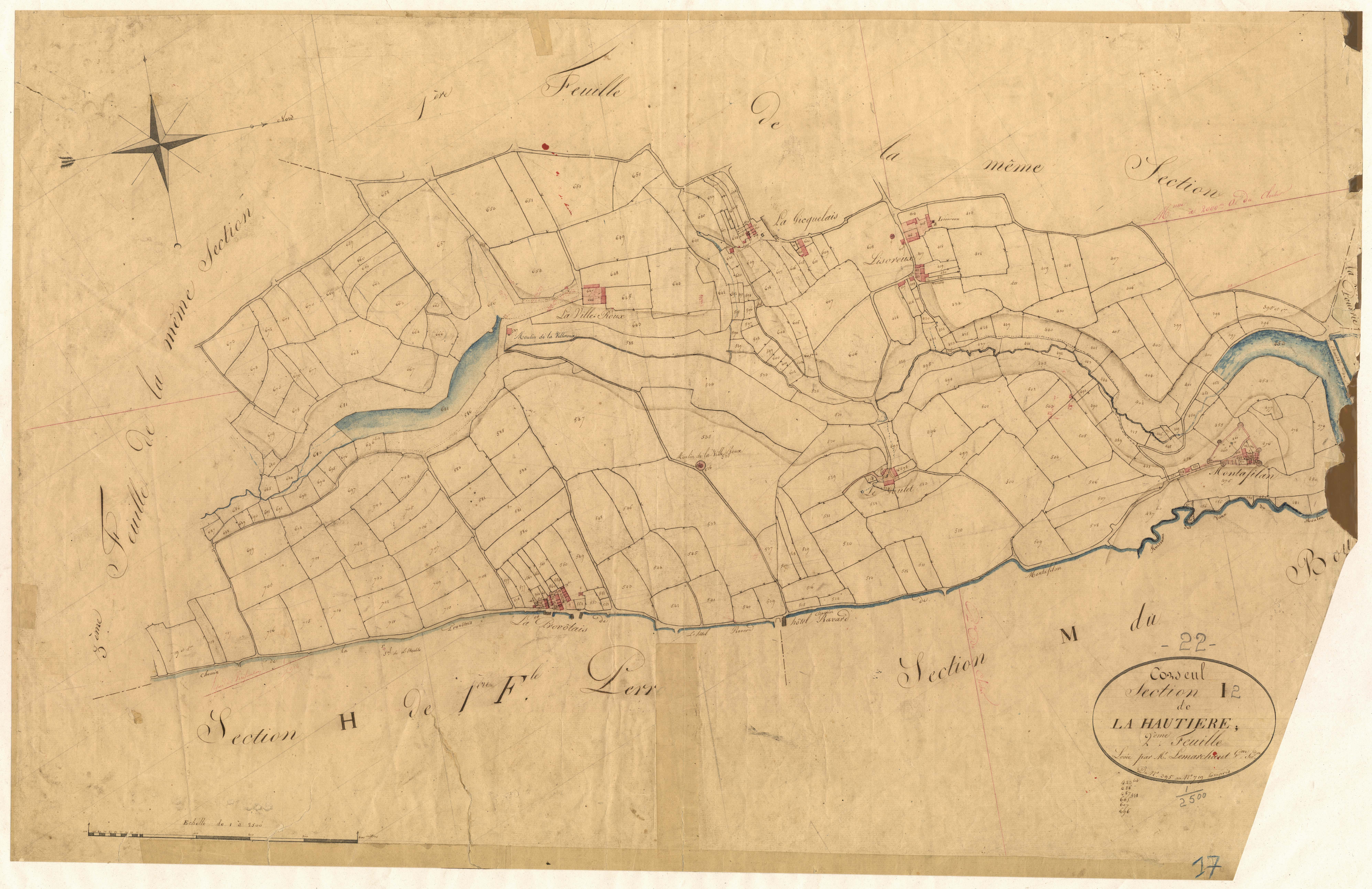 Corseul - Section I, 2e feuille