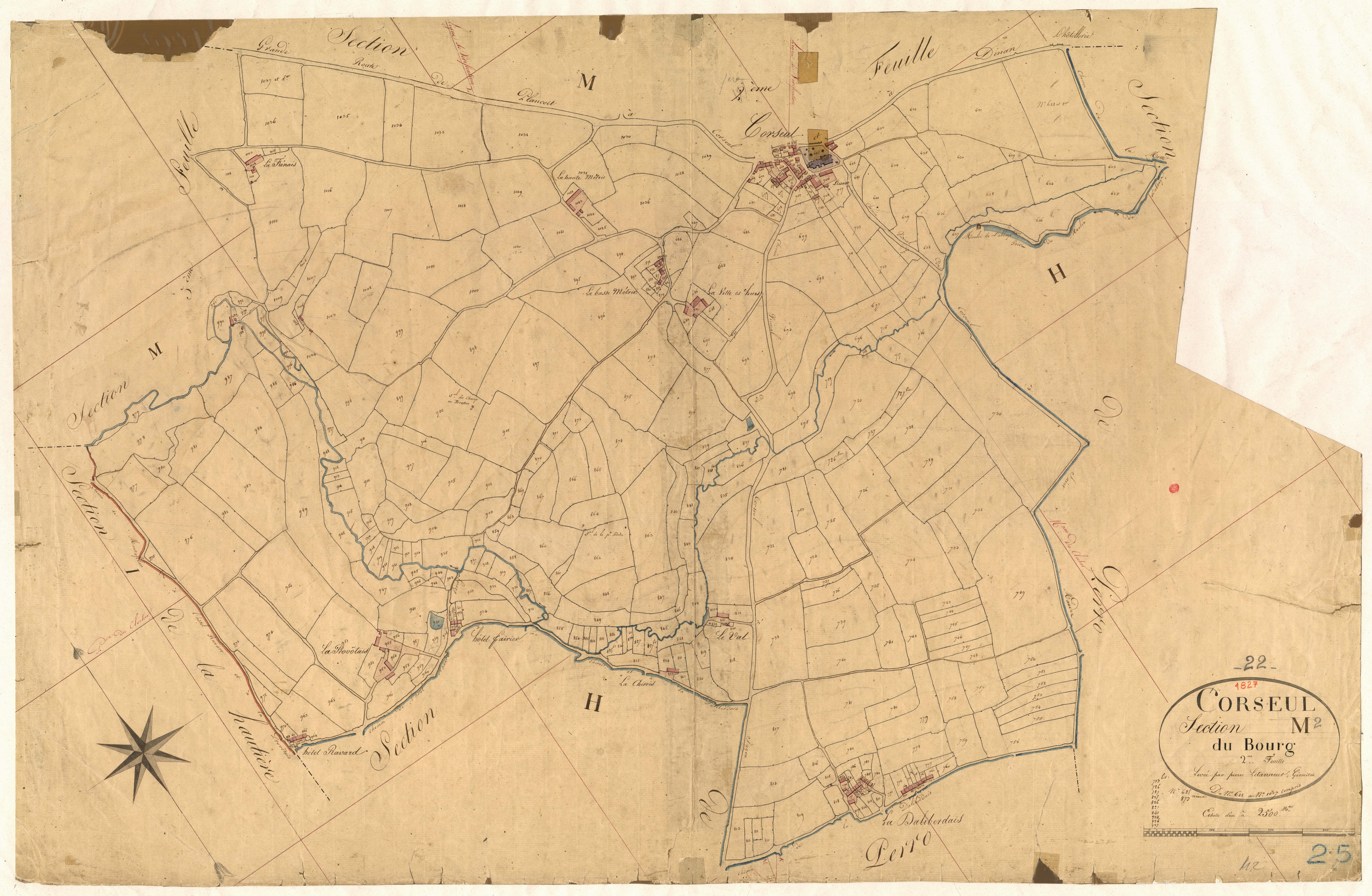 Corseul - Section M, 2e feuille