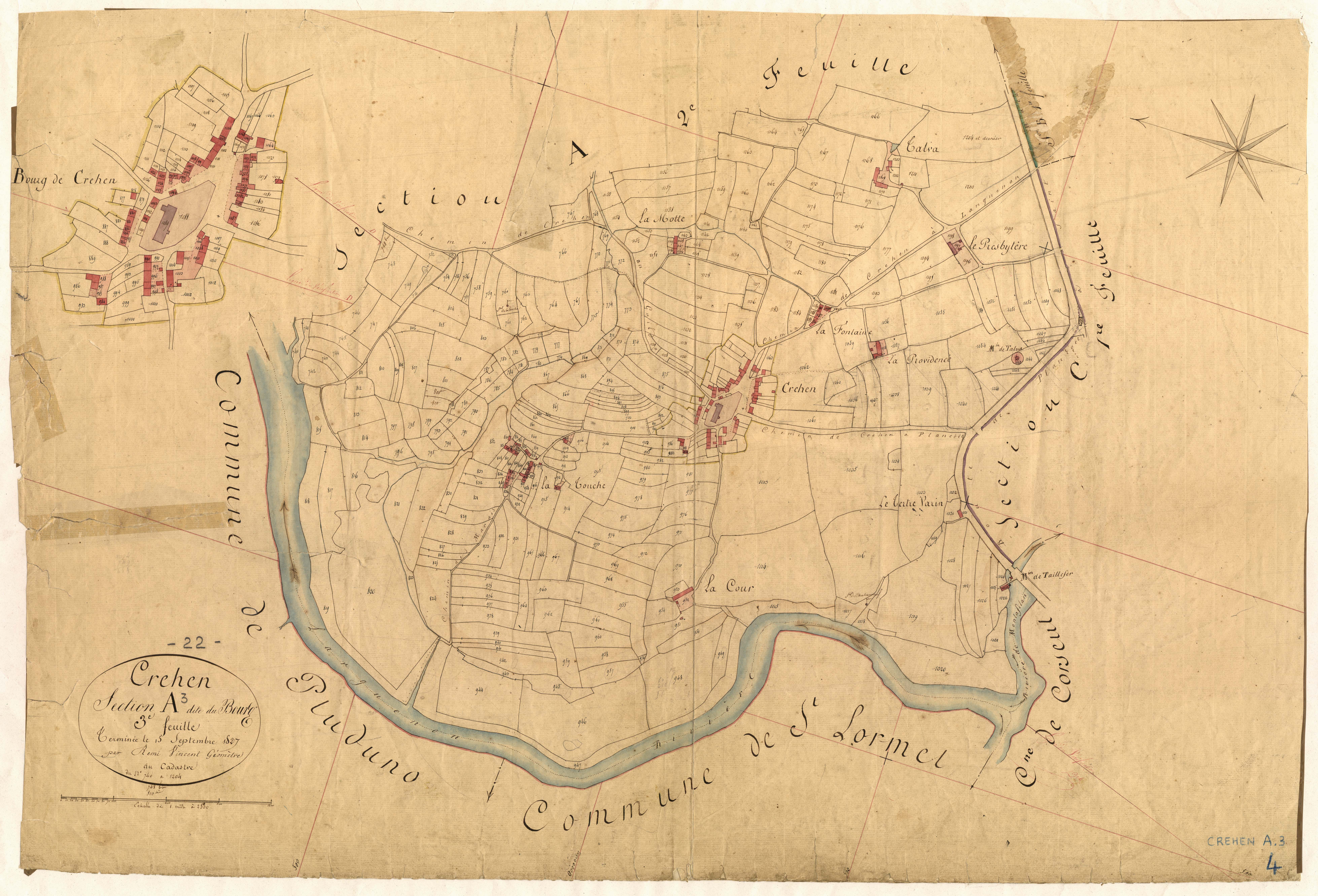 Créhen - Section A, 3e feuille