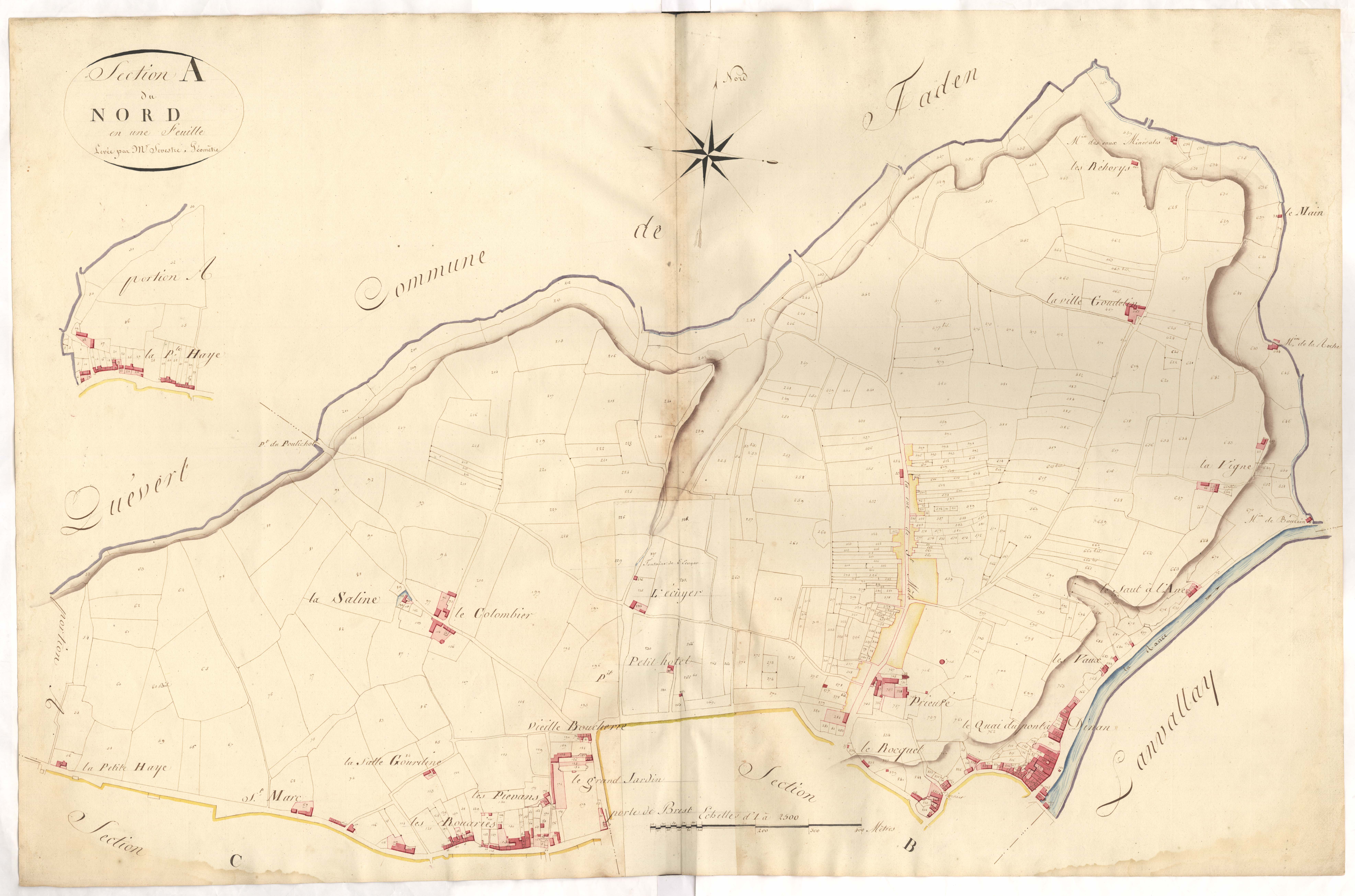 Dinan - Section A, 1re feuille