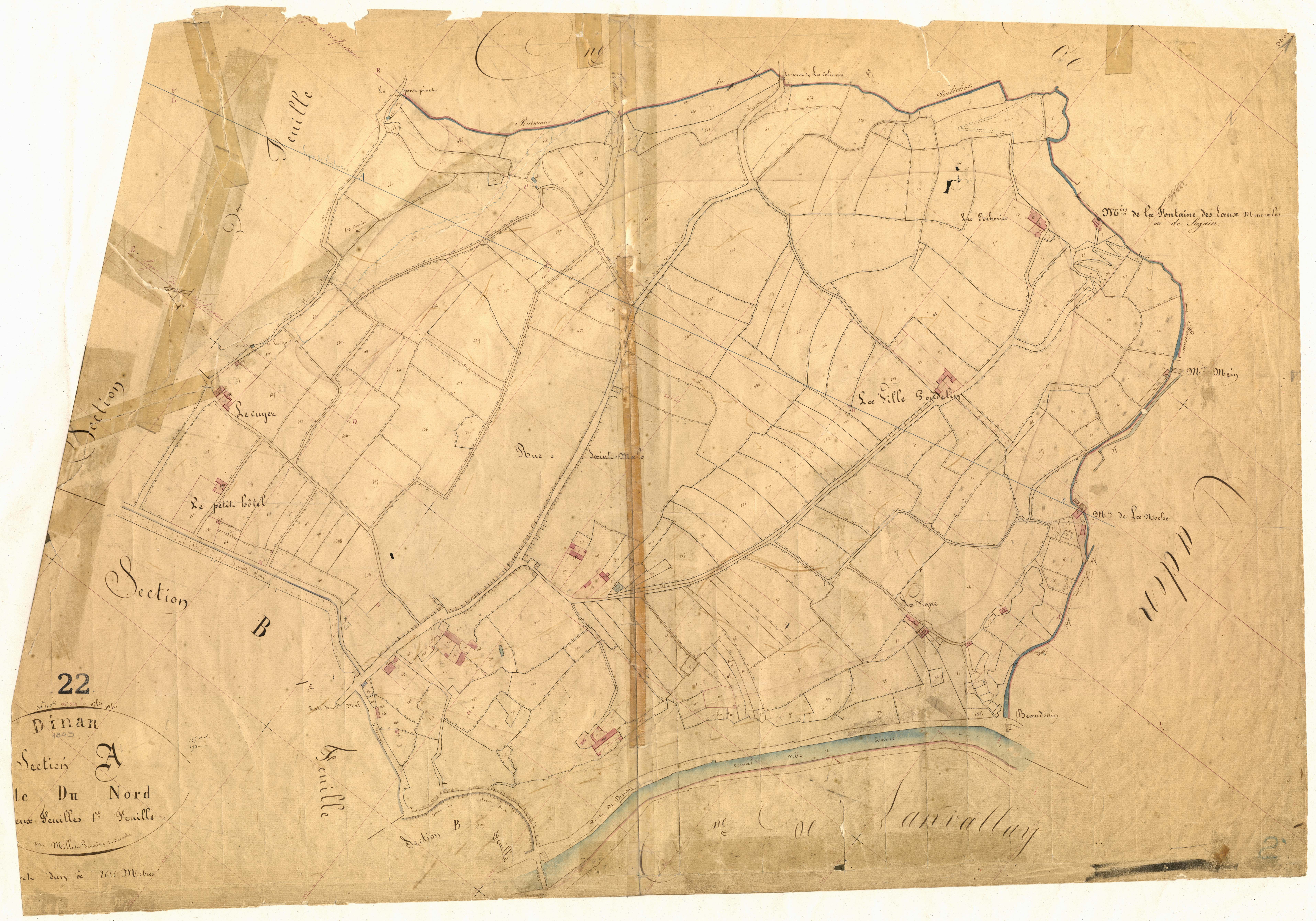Dinan - Section A, 1re feuille