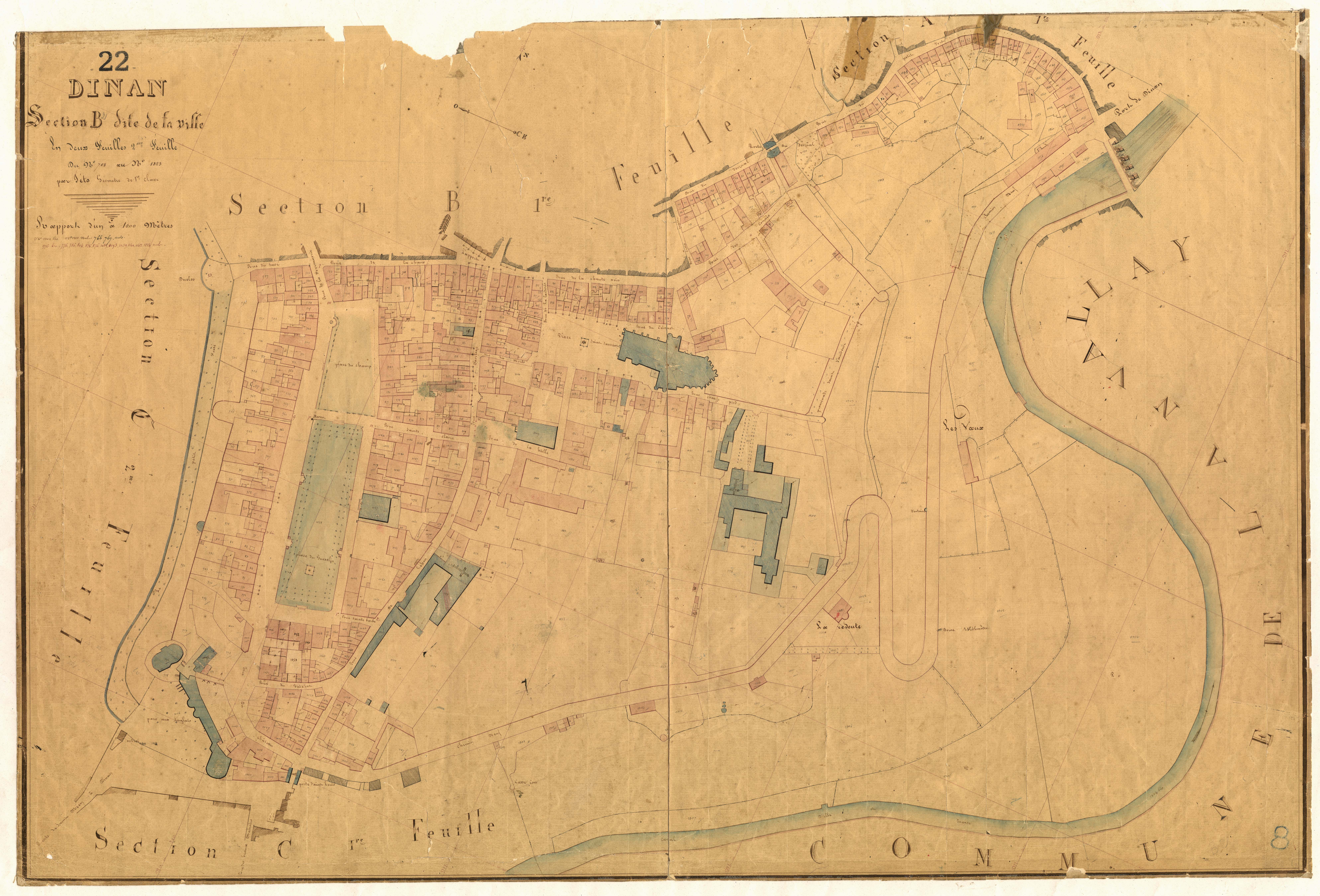 Dinan - Section B, 2e feuille
