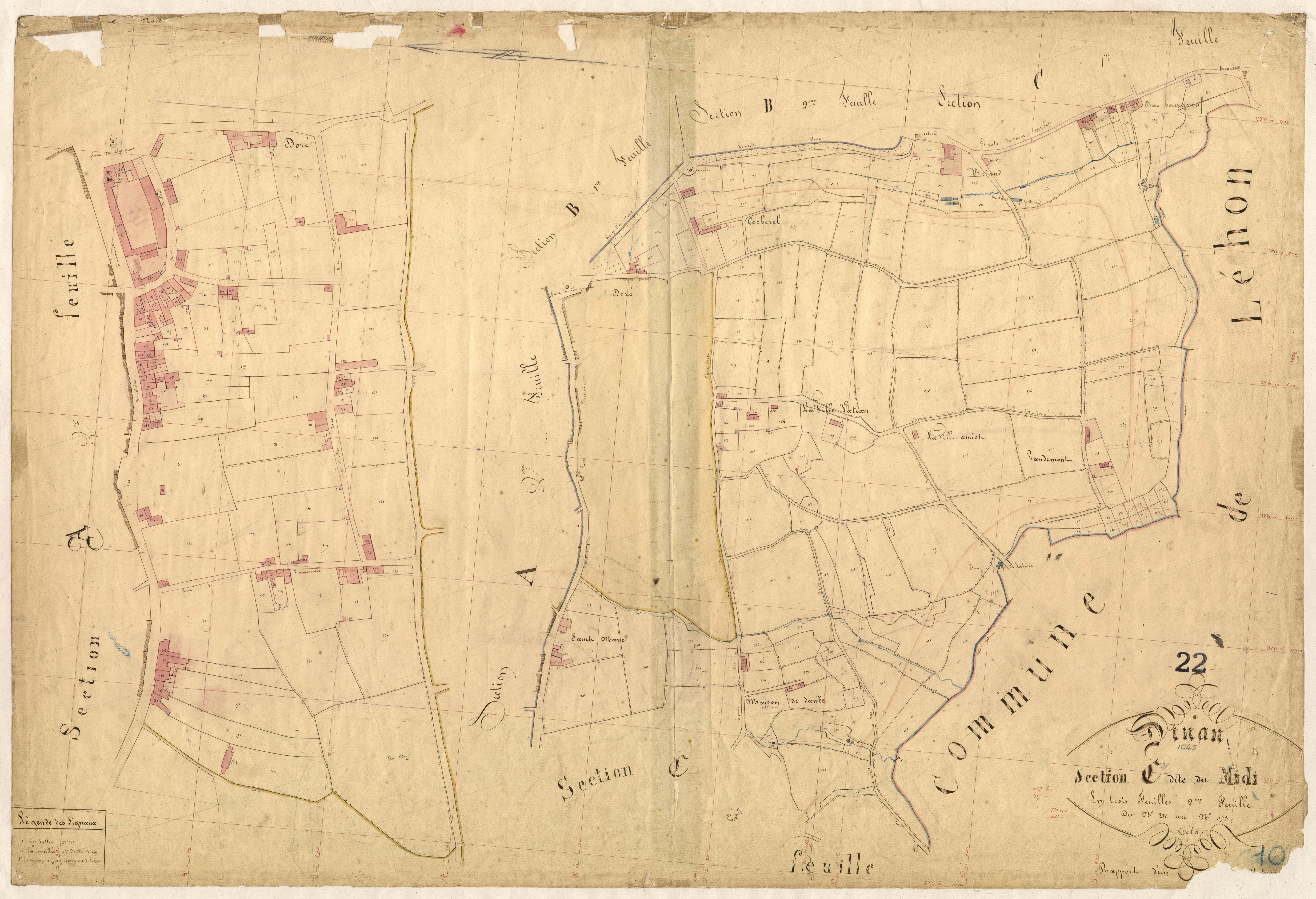 Dinan - Section C, 2e feuille