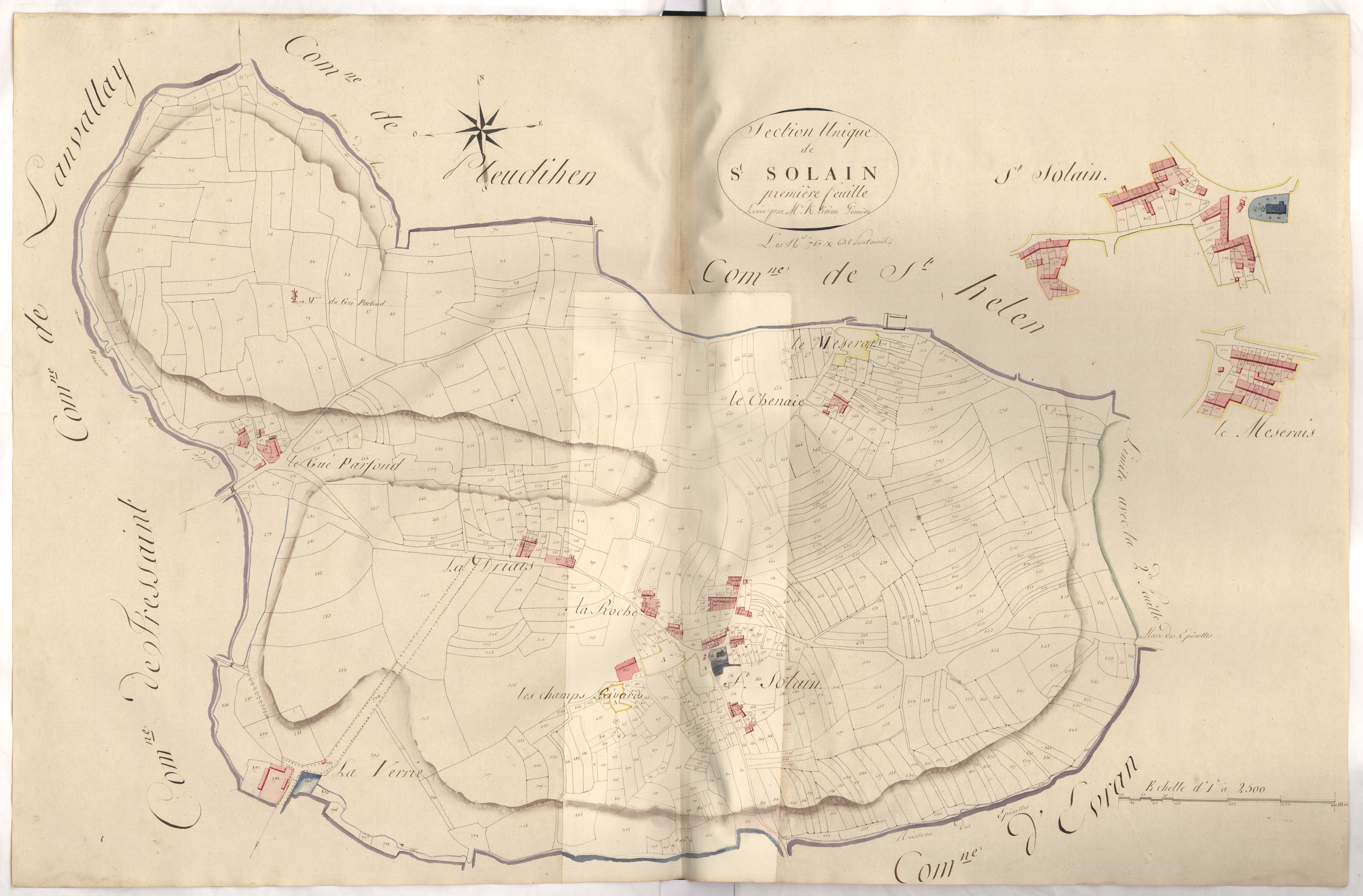 Dinan - Section A, 1re feuille