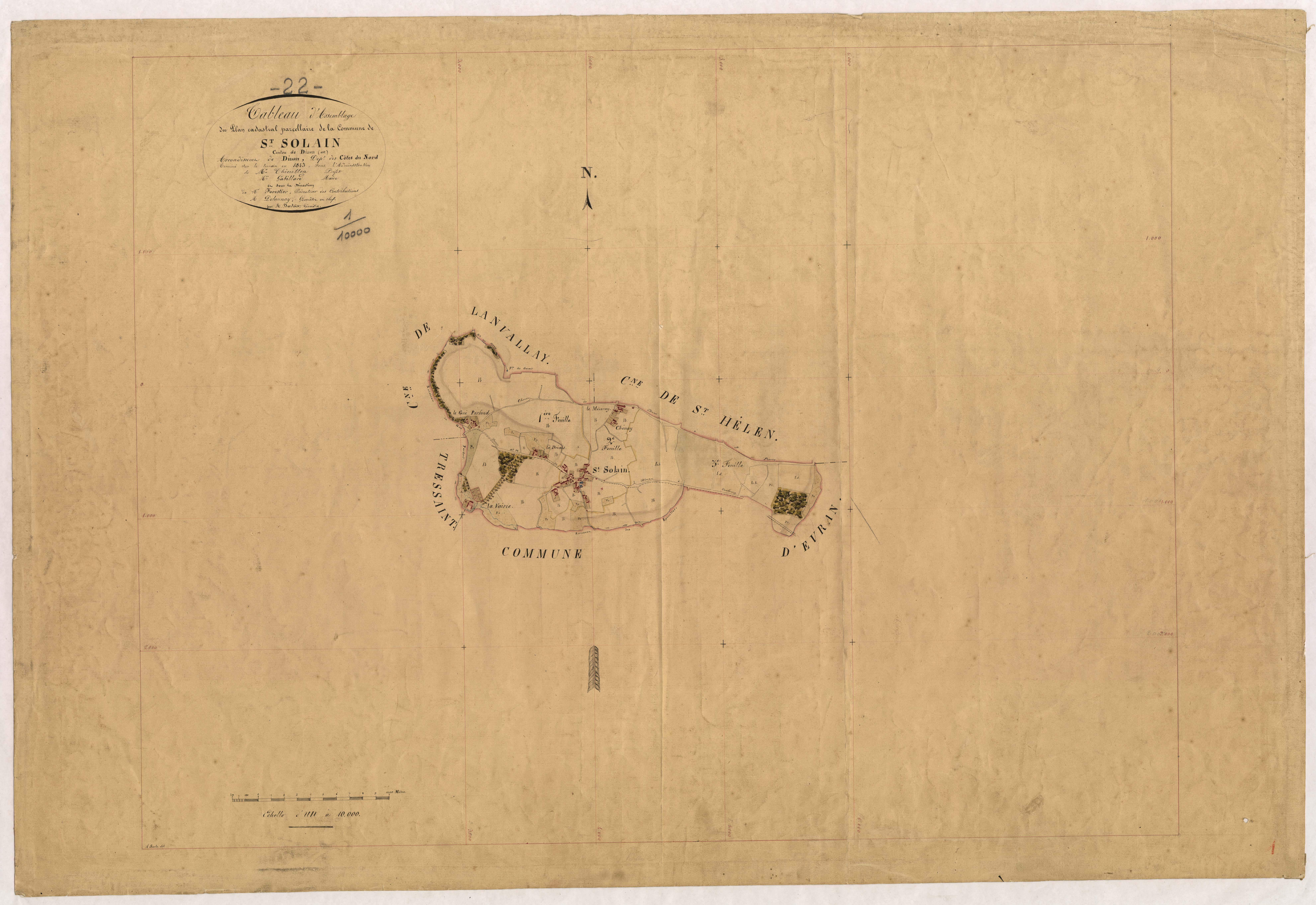 Dinan - Tableau d'assemblage