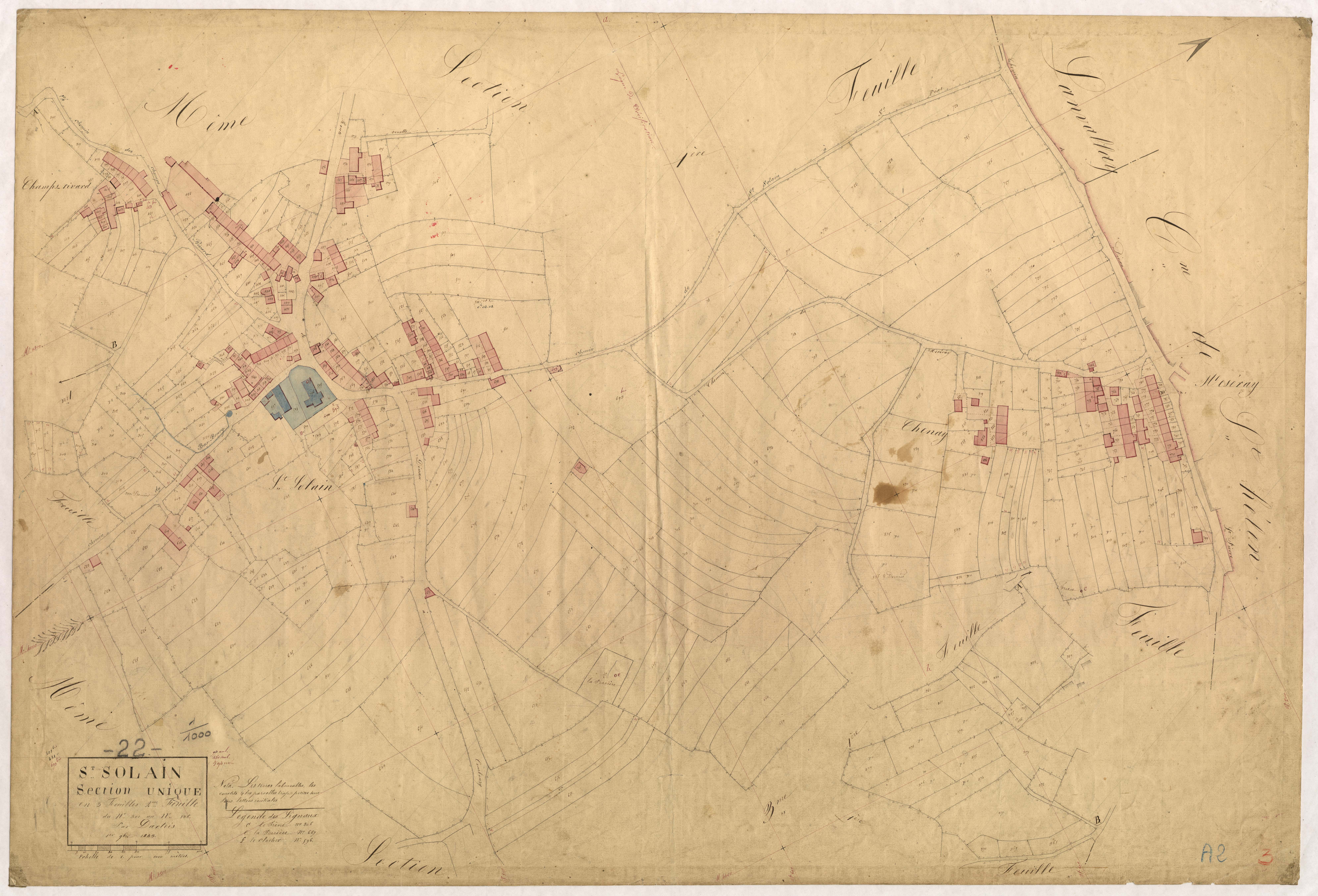 Dinan - Section A, 2e feuille
