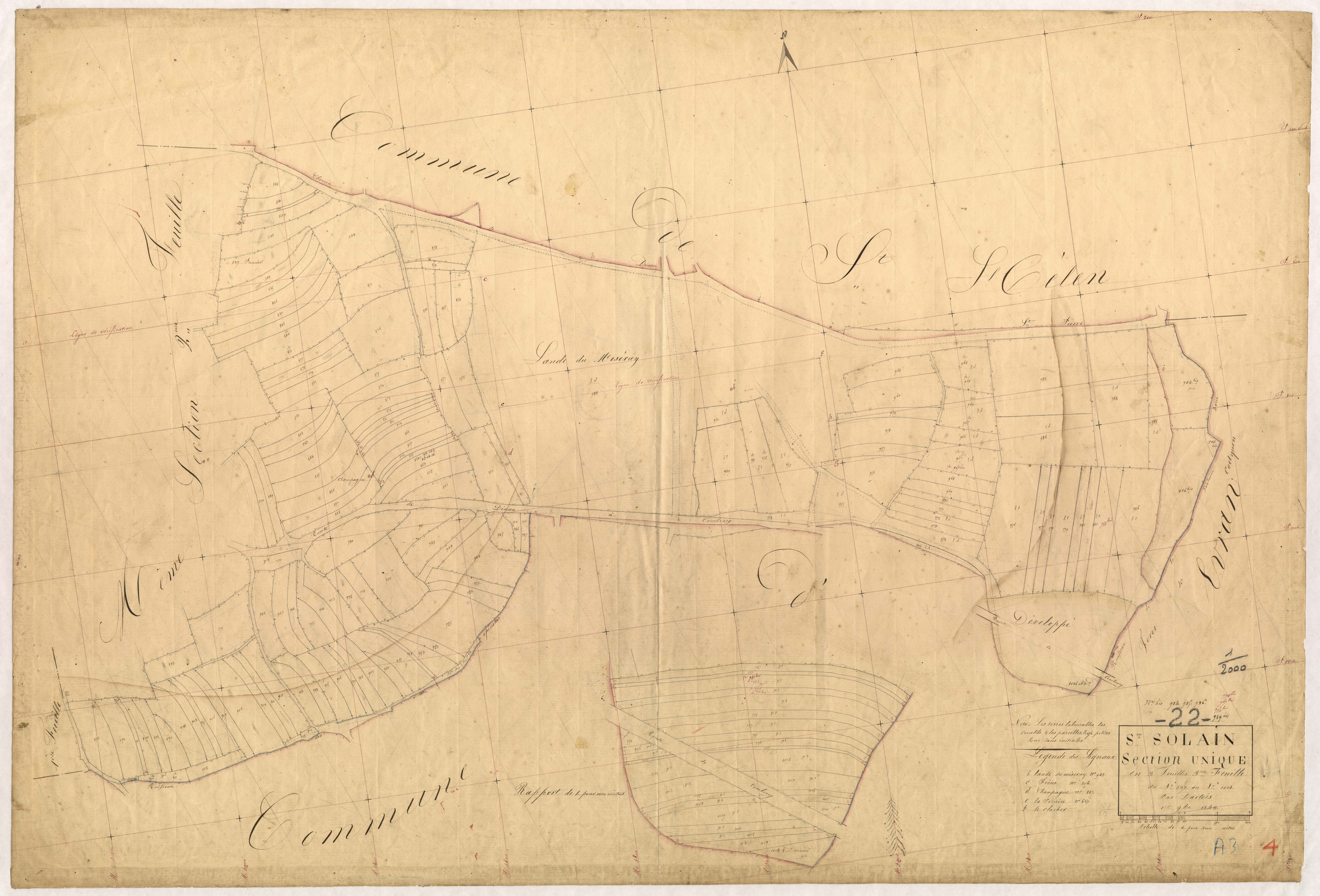 Dinan - Section A, 3e feuille