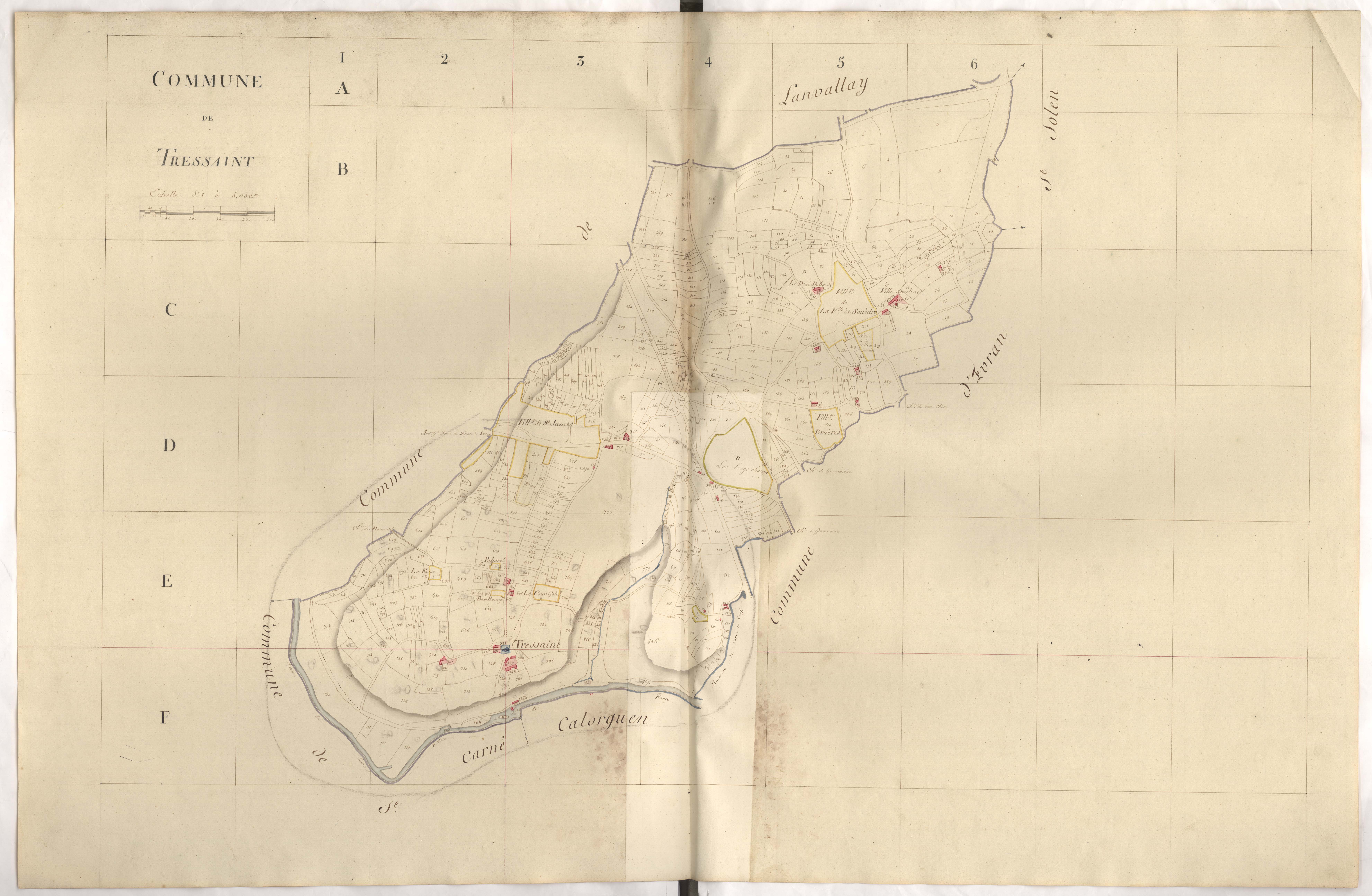 Dinan - Section A, 1re feuille