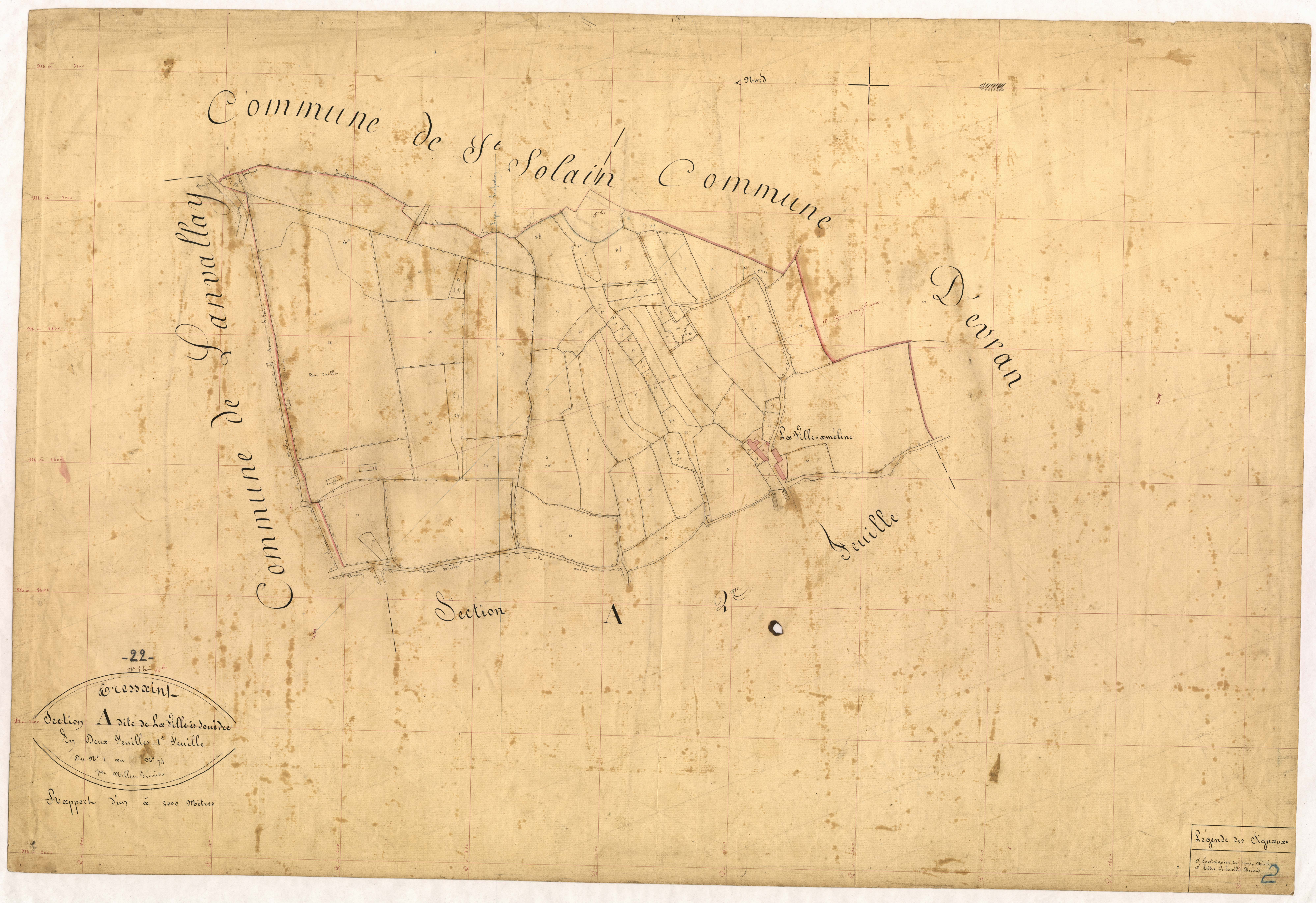 Dinan - Section A, 1re feuille
